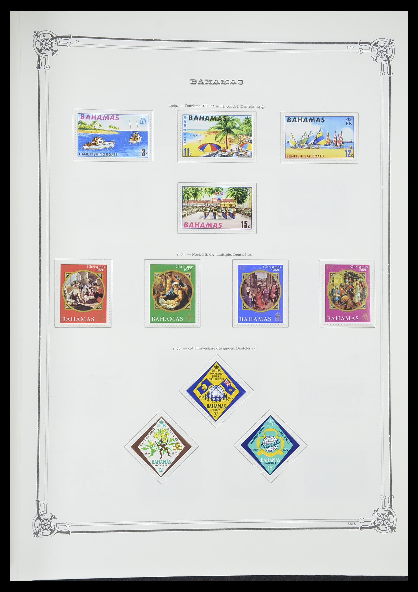 33315 016 - Postzegelverzameling 33315 Bahamas 1859-1986.