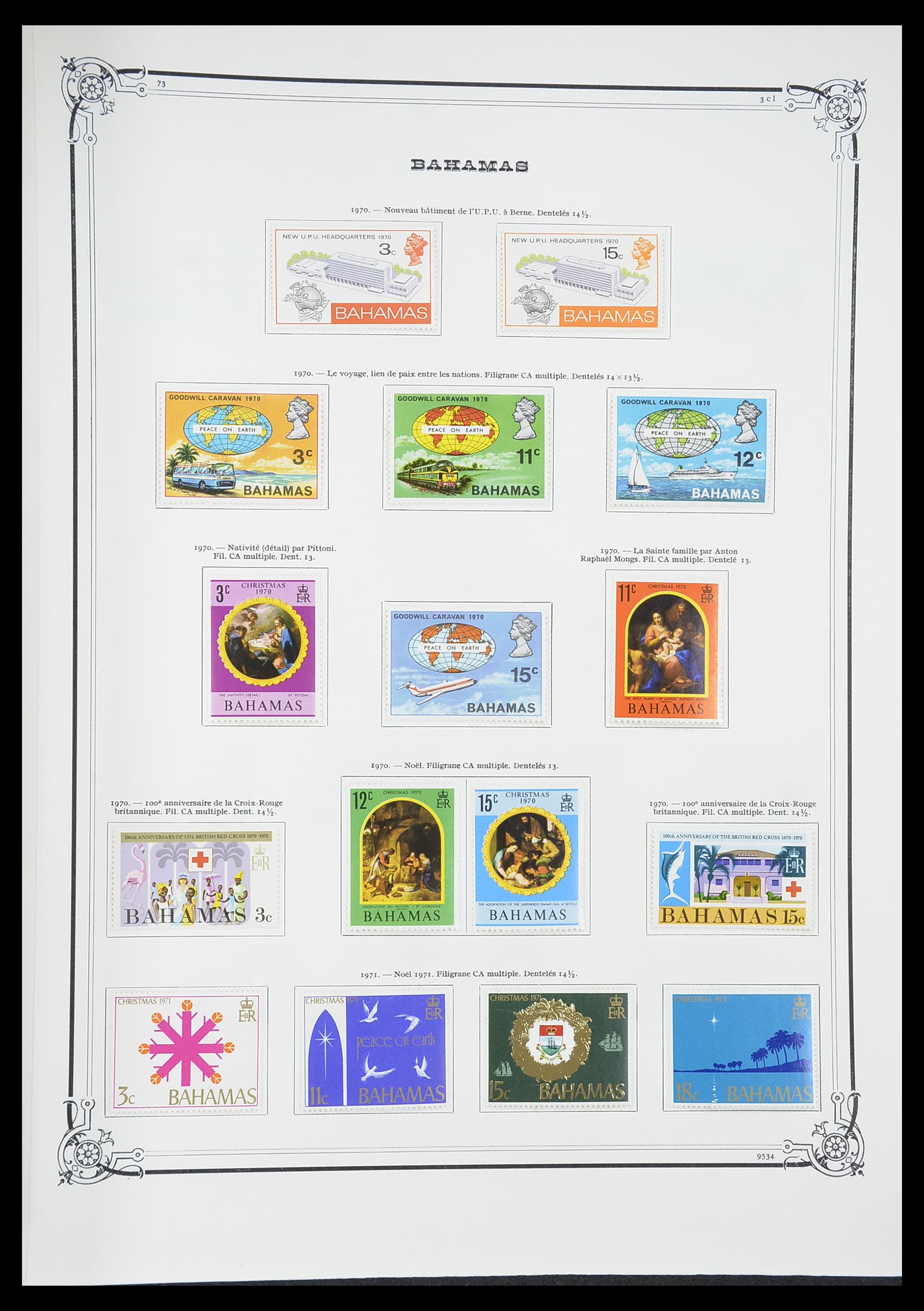 33315 017 - Postzegelverzameling 33315 Bahamas 1859-1986.