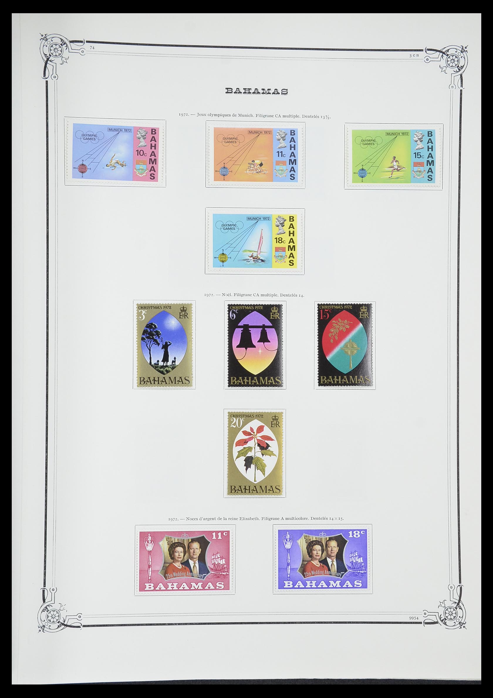 33315 019 - Postzegelverzameling 33315 Bahamas 1859-1986.