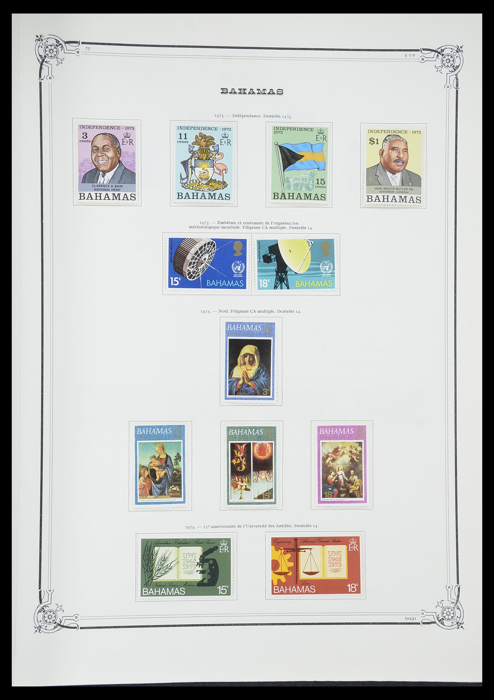 33315 020 - Postzegelverzameling 33315 Bahamas 1859-1986.