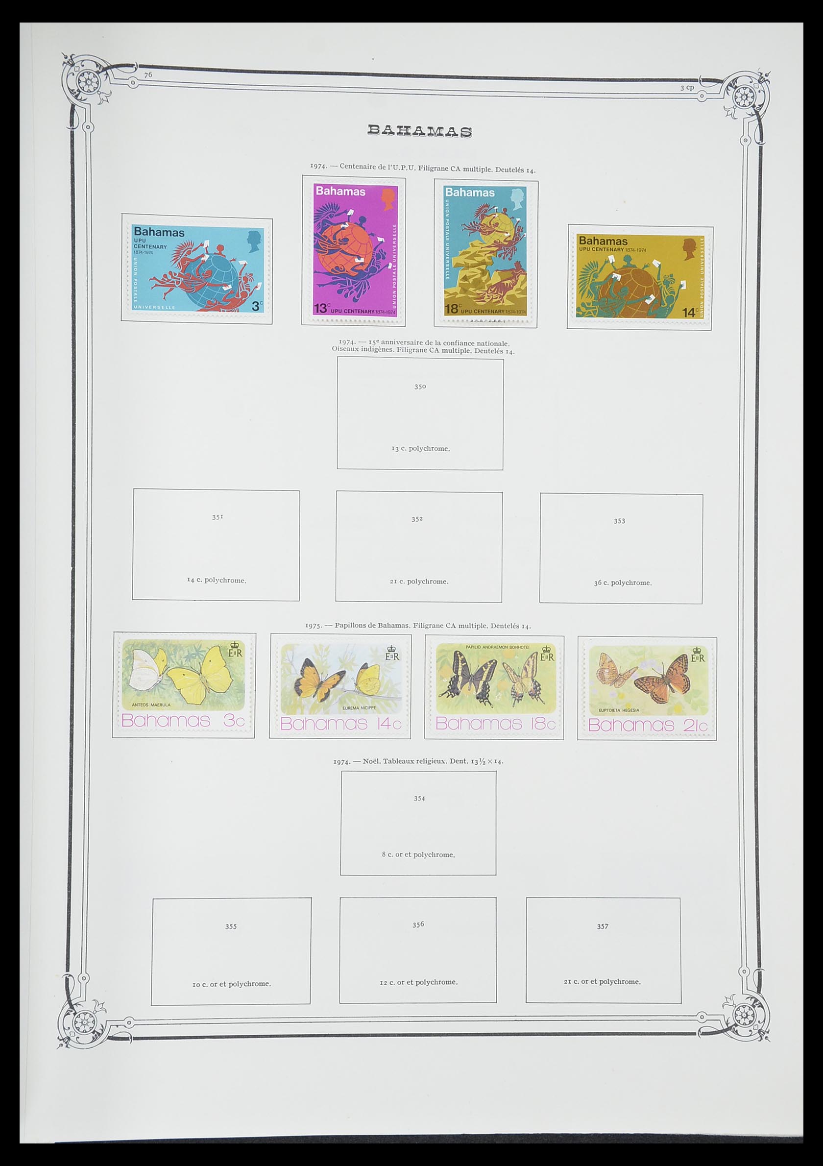 33315 021 - Postzegelverzameling 33315 Bahamas 1859-1986.