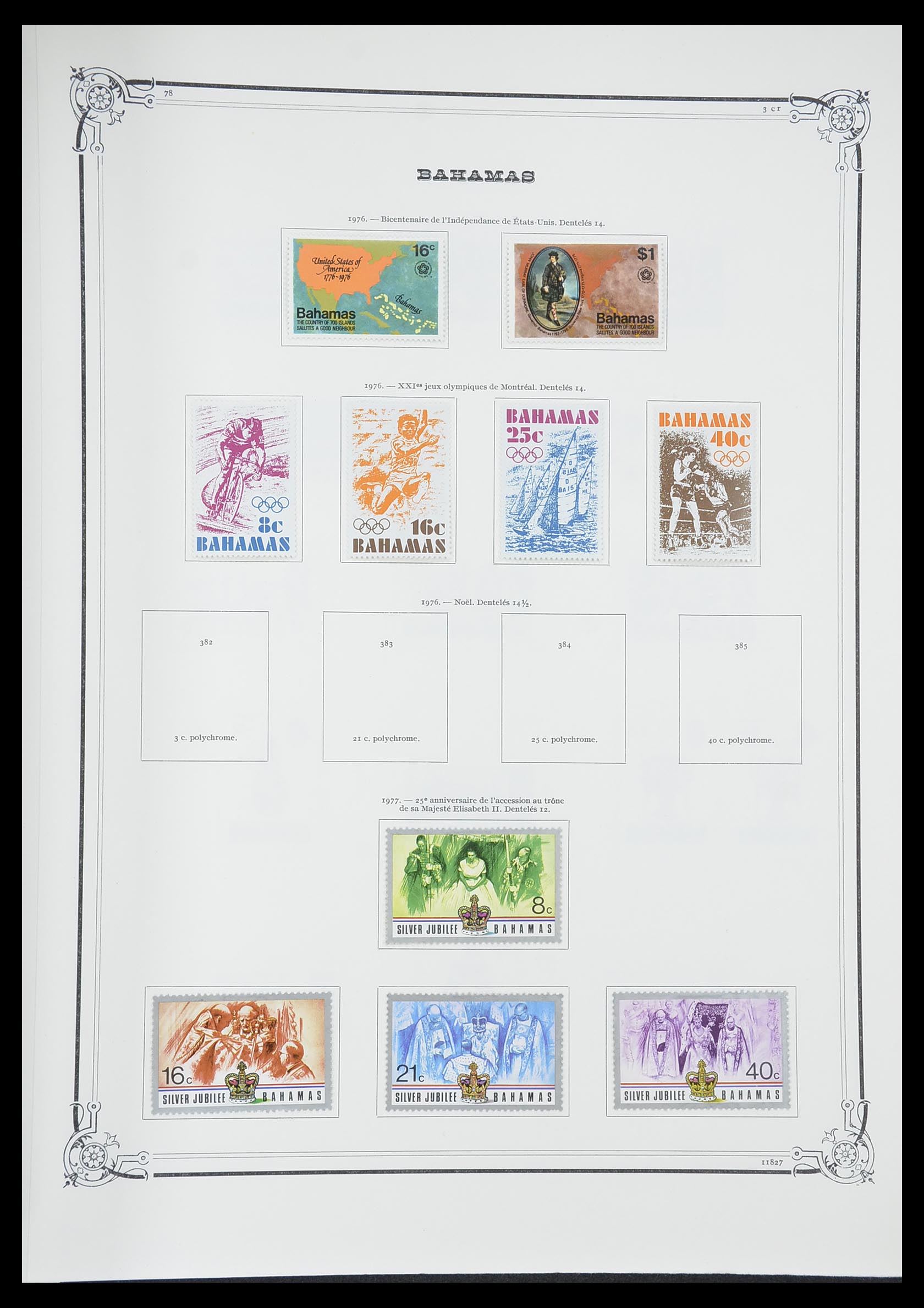 33315 023 - Postzegelverzameling 33315 Bahamas 1859-1986.