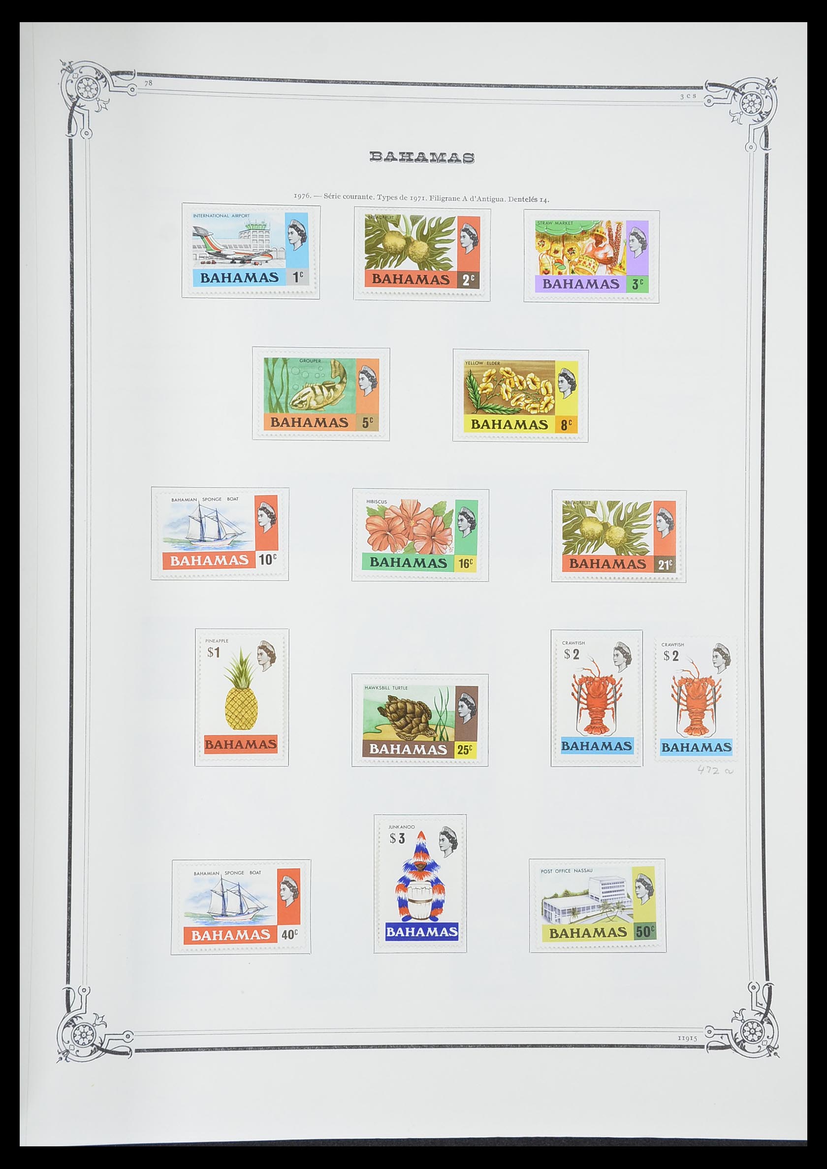 33315 024 - Postzegelverzameling 33315 Bahamas 1859-1986.