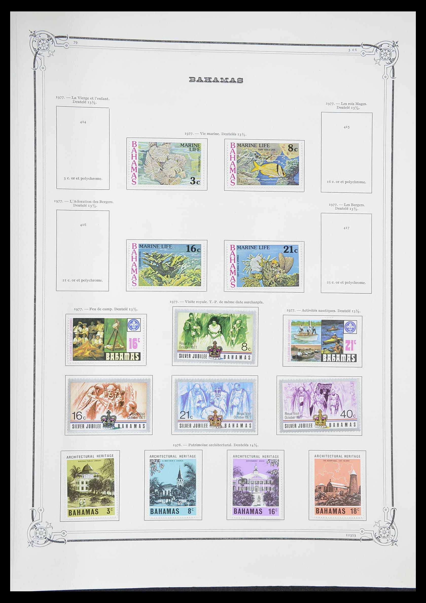 33315 025 - Postzegelverzameling 33315 Bahamas 1859-1986.