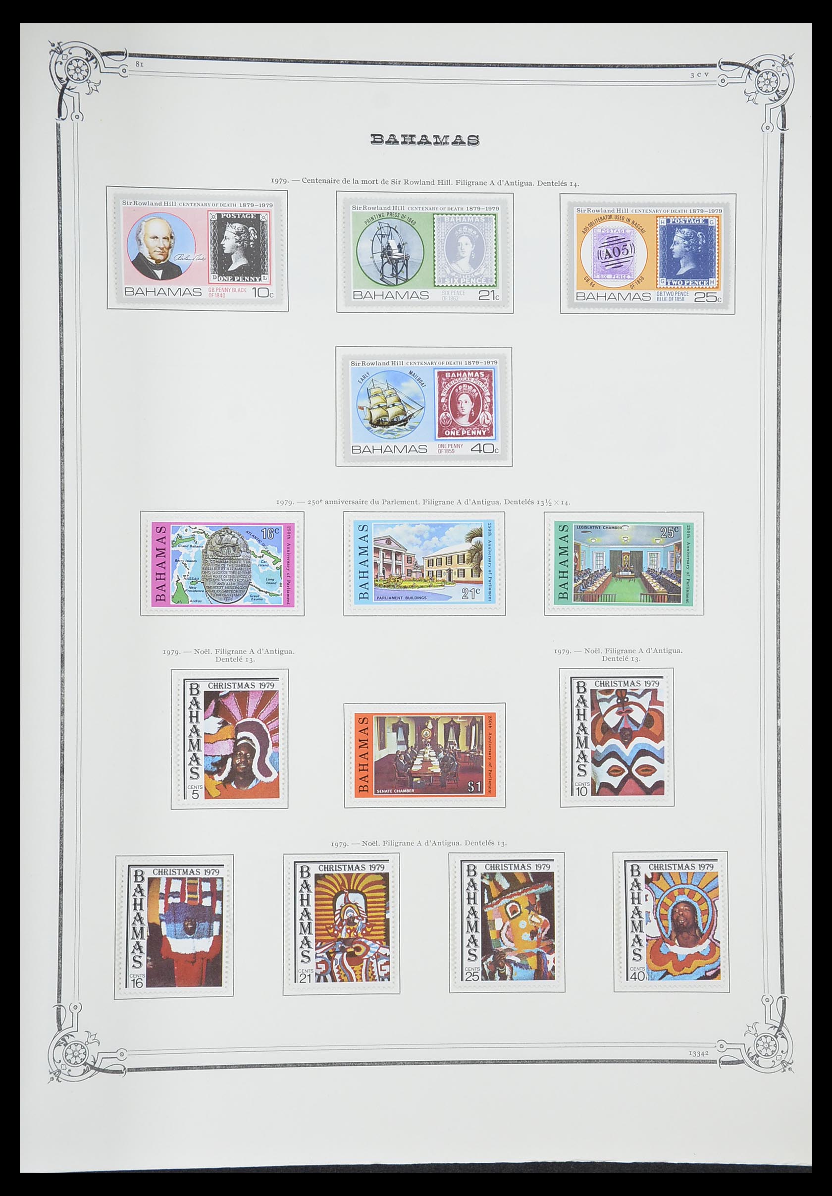 33315 027 - Postzegelverzameling 33315 Bahamas 1859-1986.
