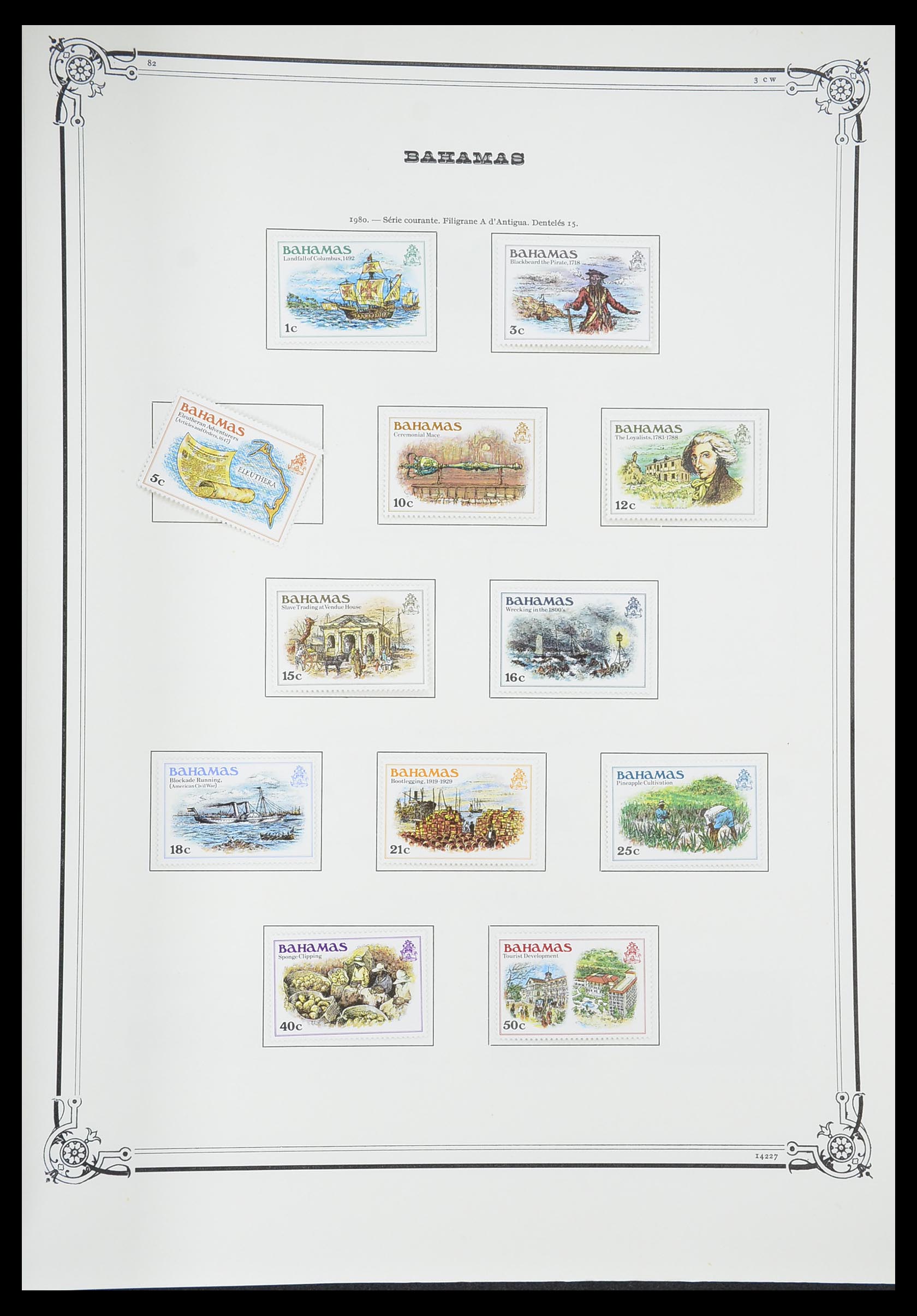33315 028 - Stamp collection 33315 Bahamas 1859-1986.
