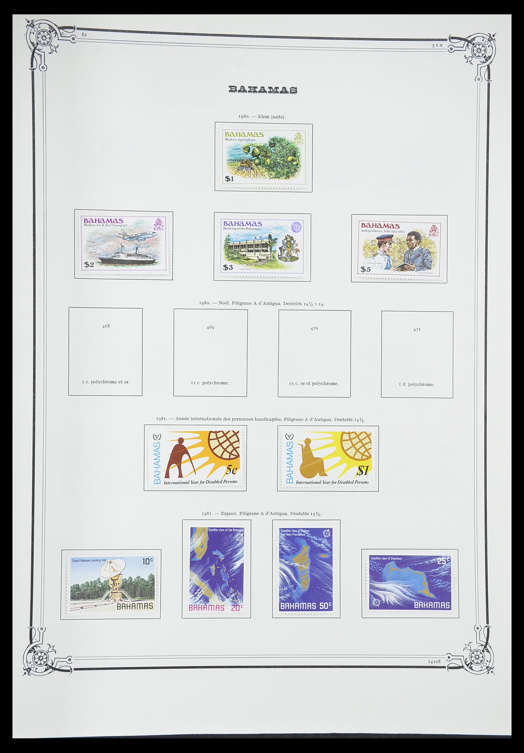 33315 029 - Postzegelverzameling 33315 Bahamas 1859-1986.