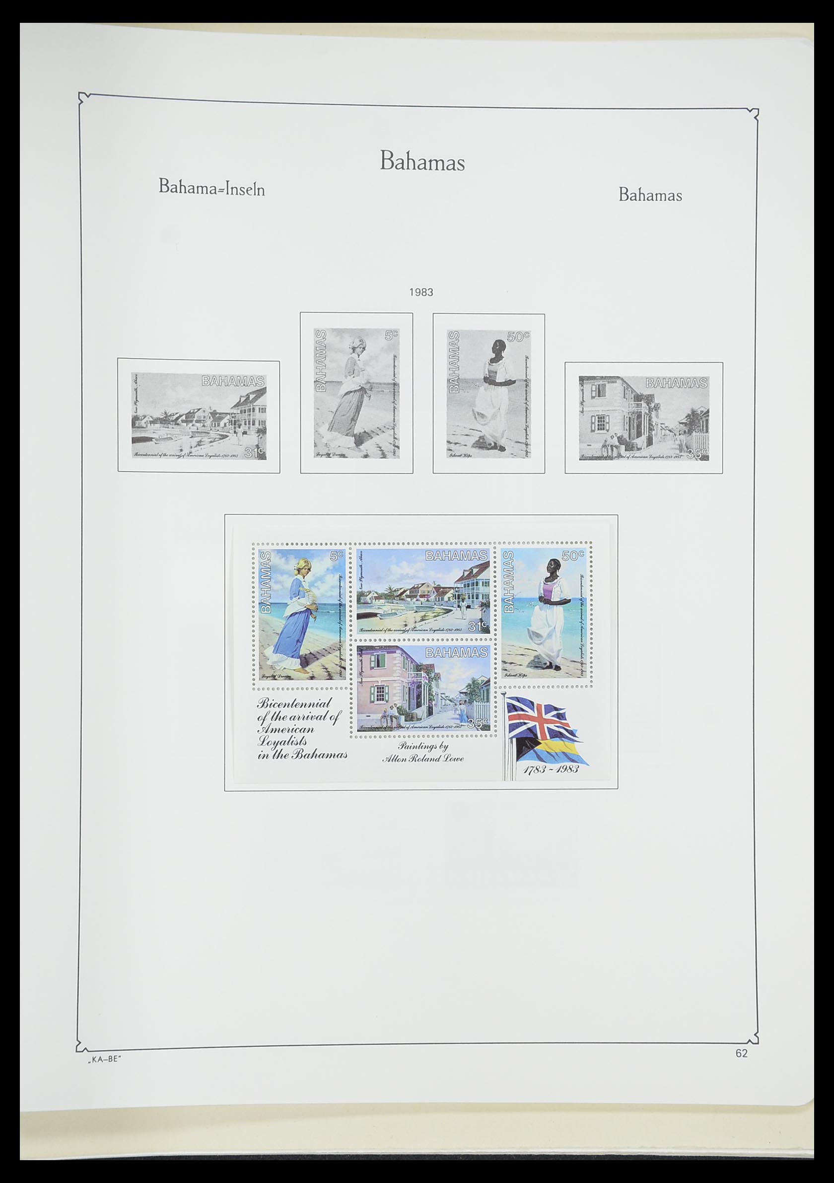 33315 036 - Postzegelverzameling 33315 Bahamas 1859-1986.