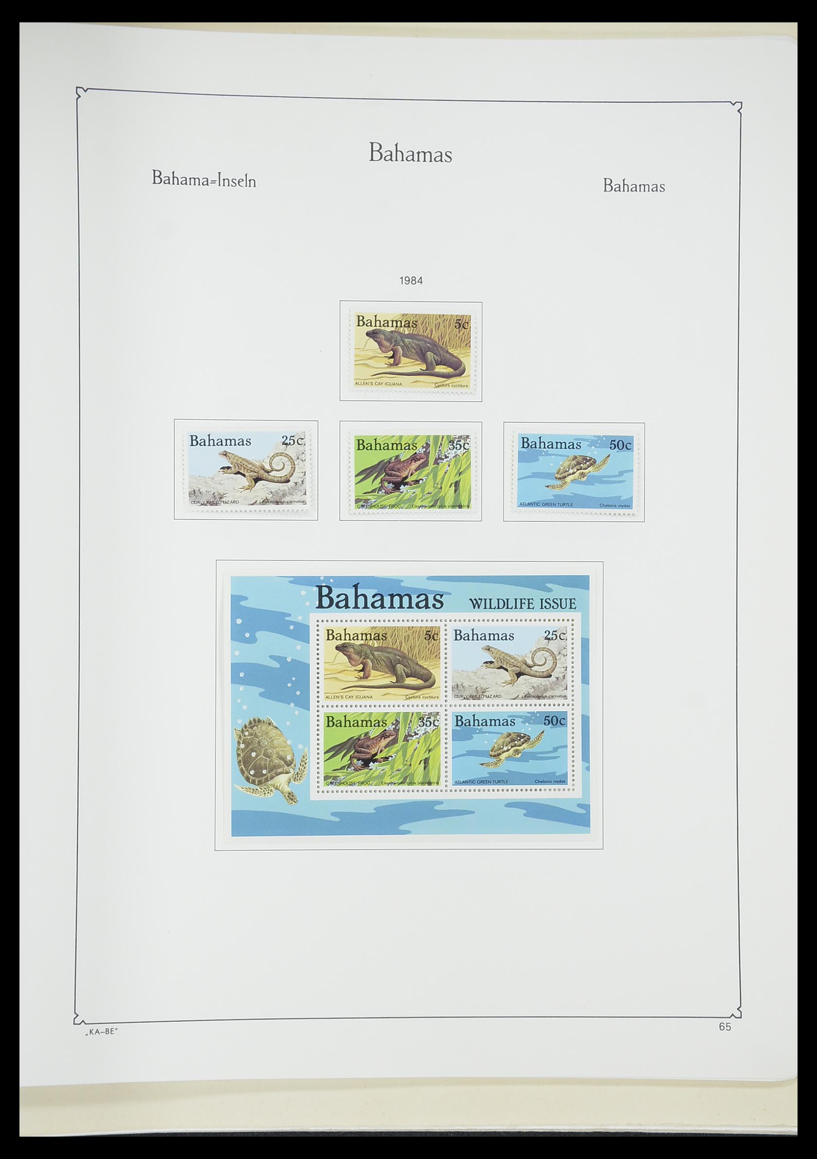 33315 039 - Stamp collection 33315 Bahamas 1859-1986.