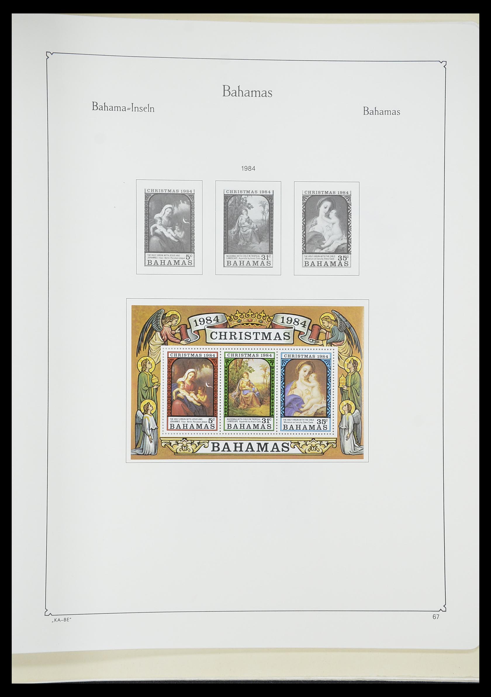 33315 041 - Postzegelverzameling 33315 Bahamas 1859-1986.