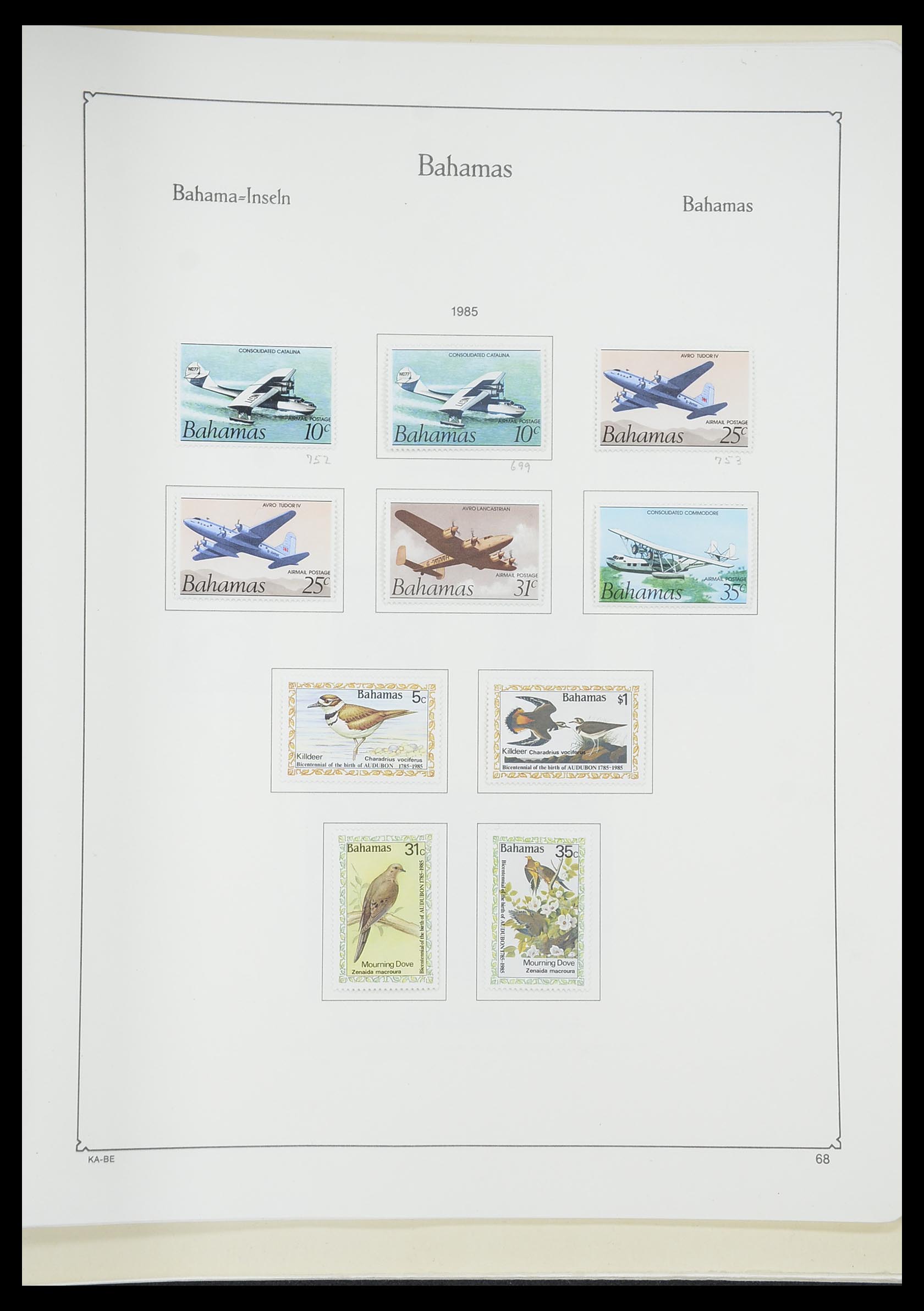 33315 042 - Postzegelverzameling 33315 Bahamas 1859-1986.
