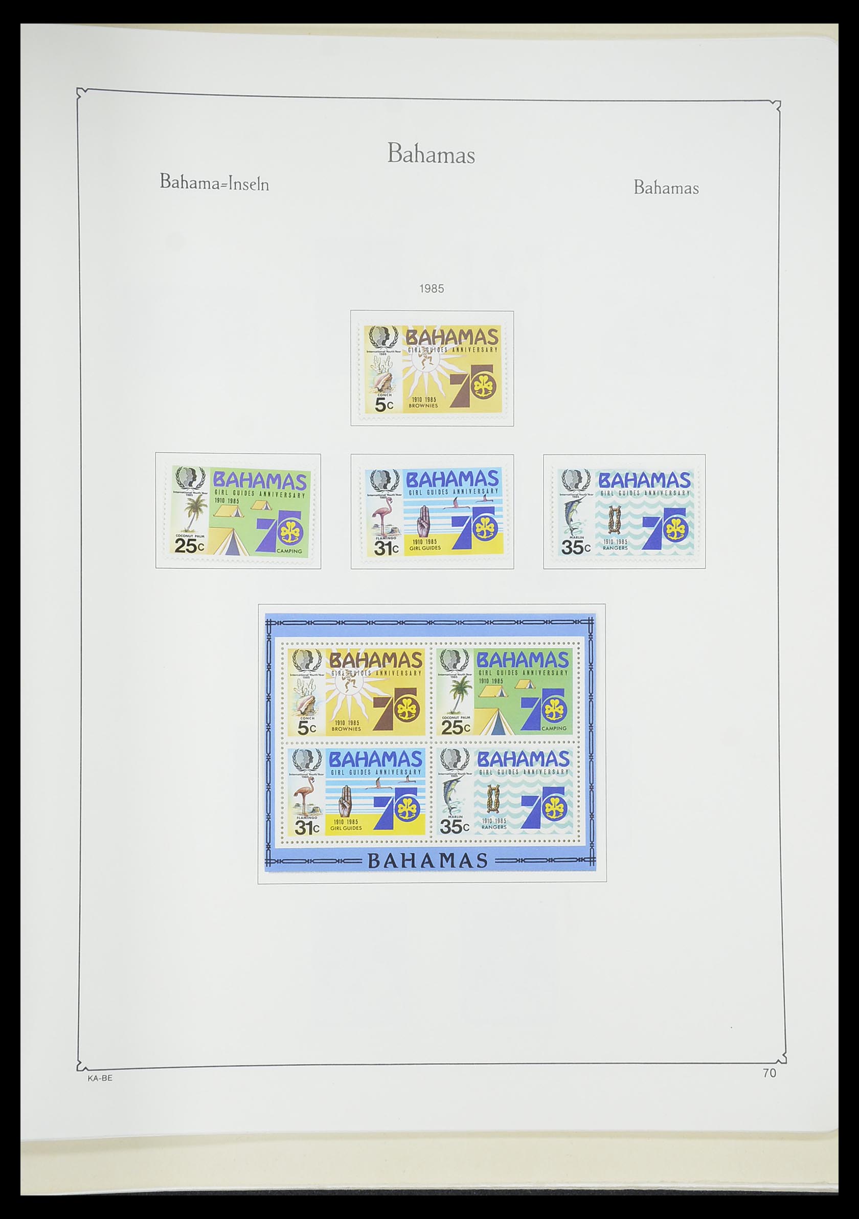 33315 044 - Postzegelverzameling 33315 Bahamas 1859-1986.