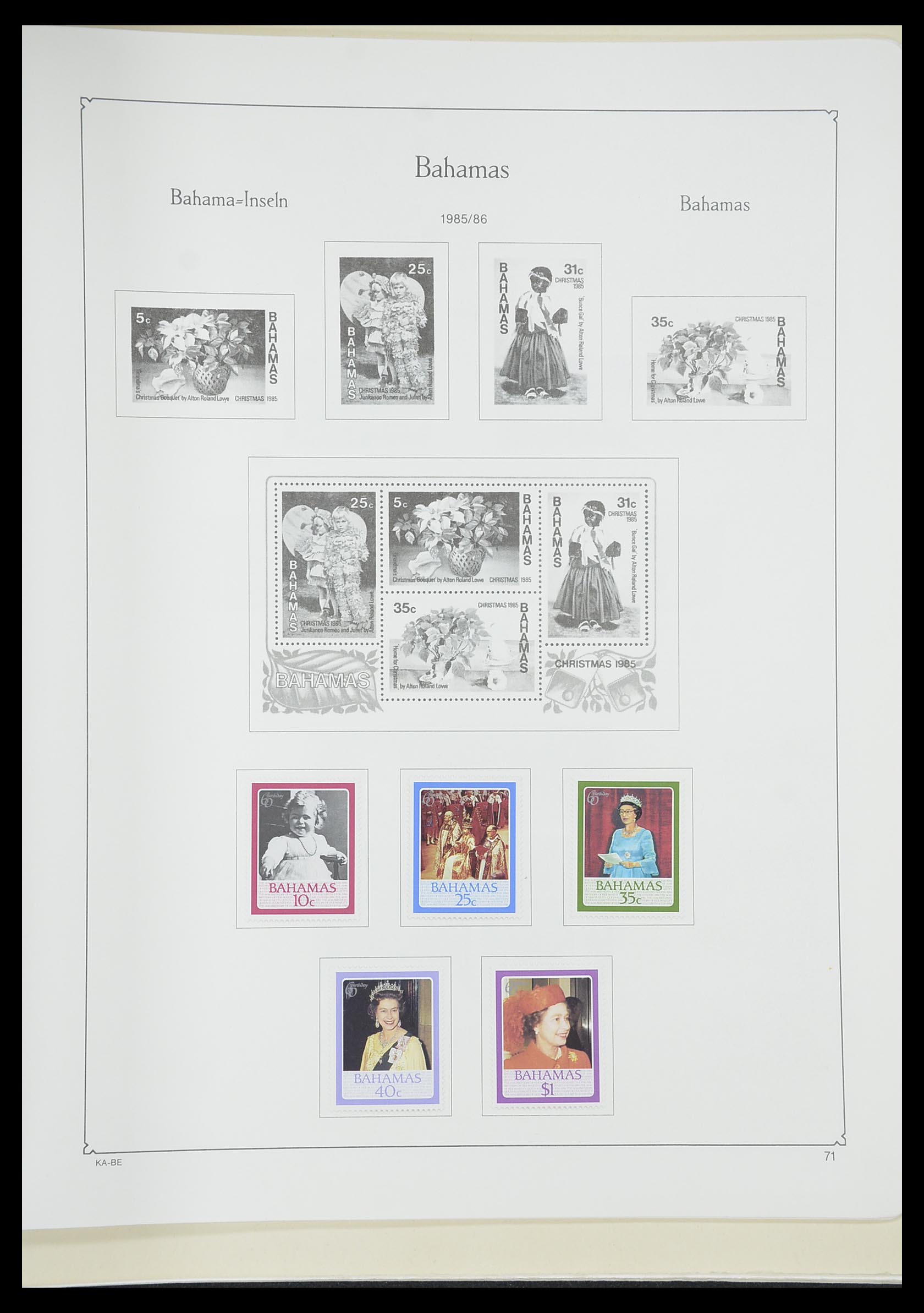 33315 045 - Postzegelverzameling 33315 Bahamas 1859-1986.