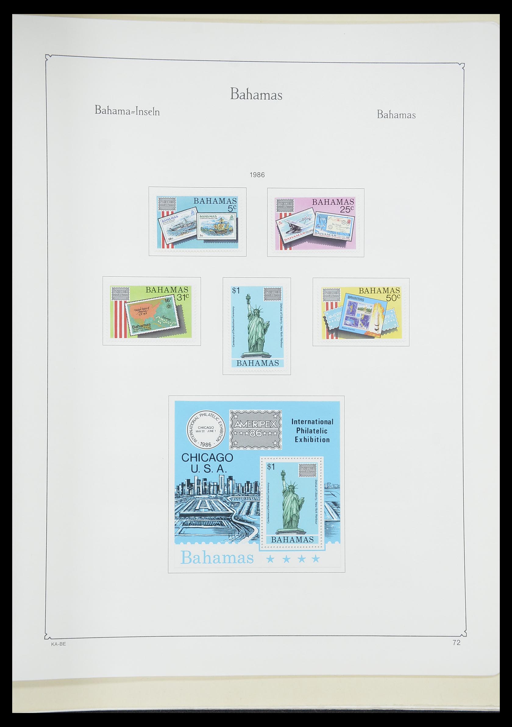 33315 046 - Postzegelverzameling 33315 Bahamas 1859-1986.