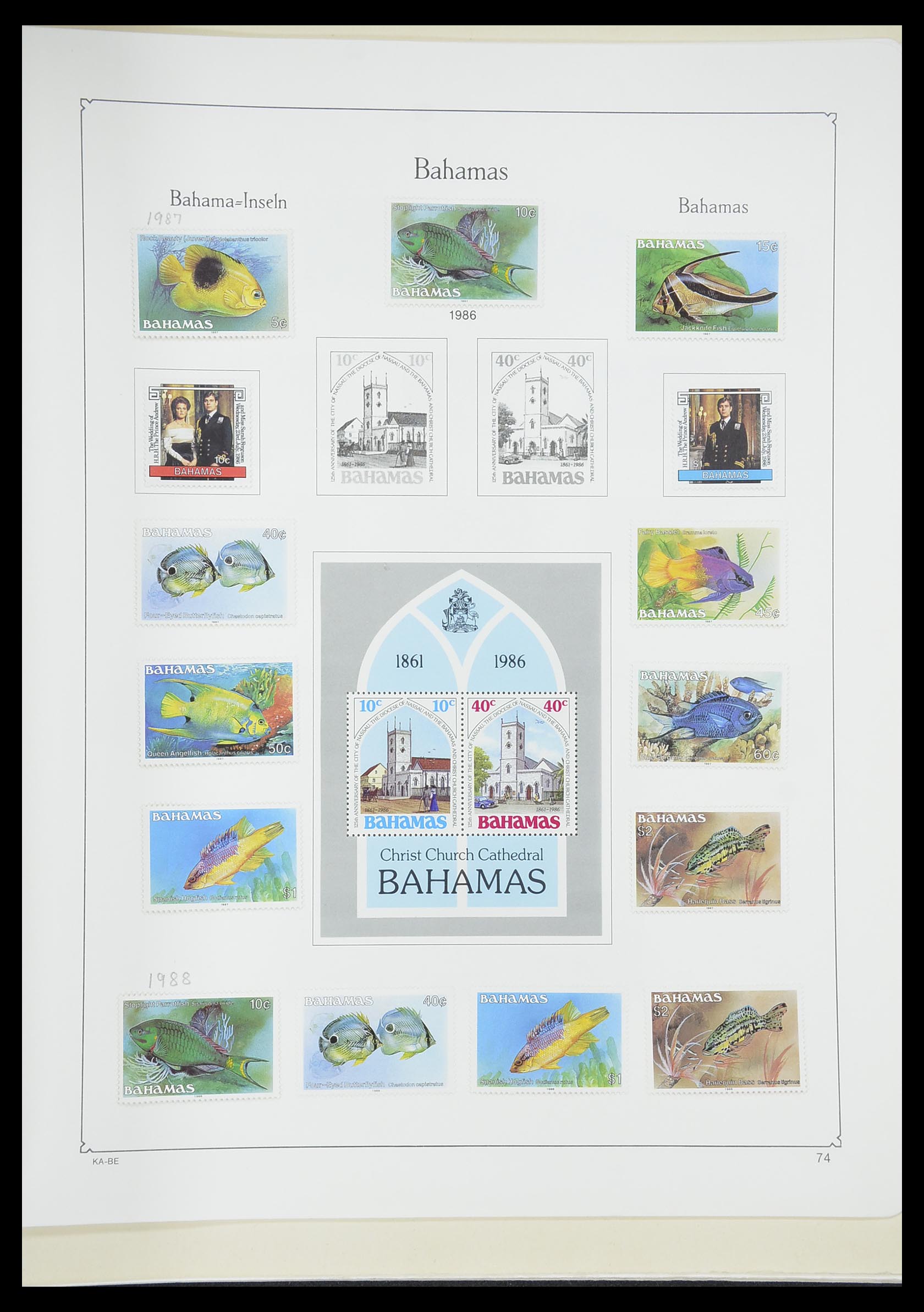 33315 048 - Stamp collection 33315 Bahamas 1859-1986.