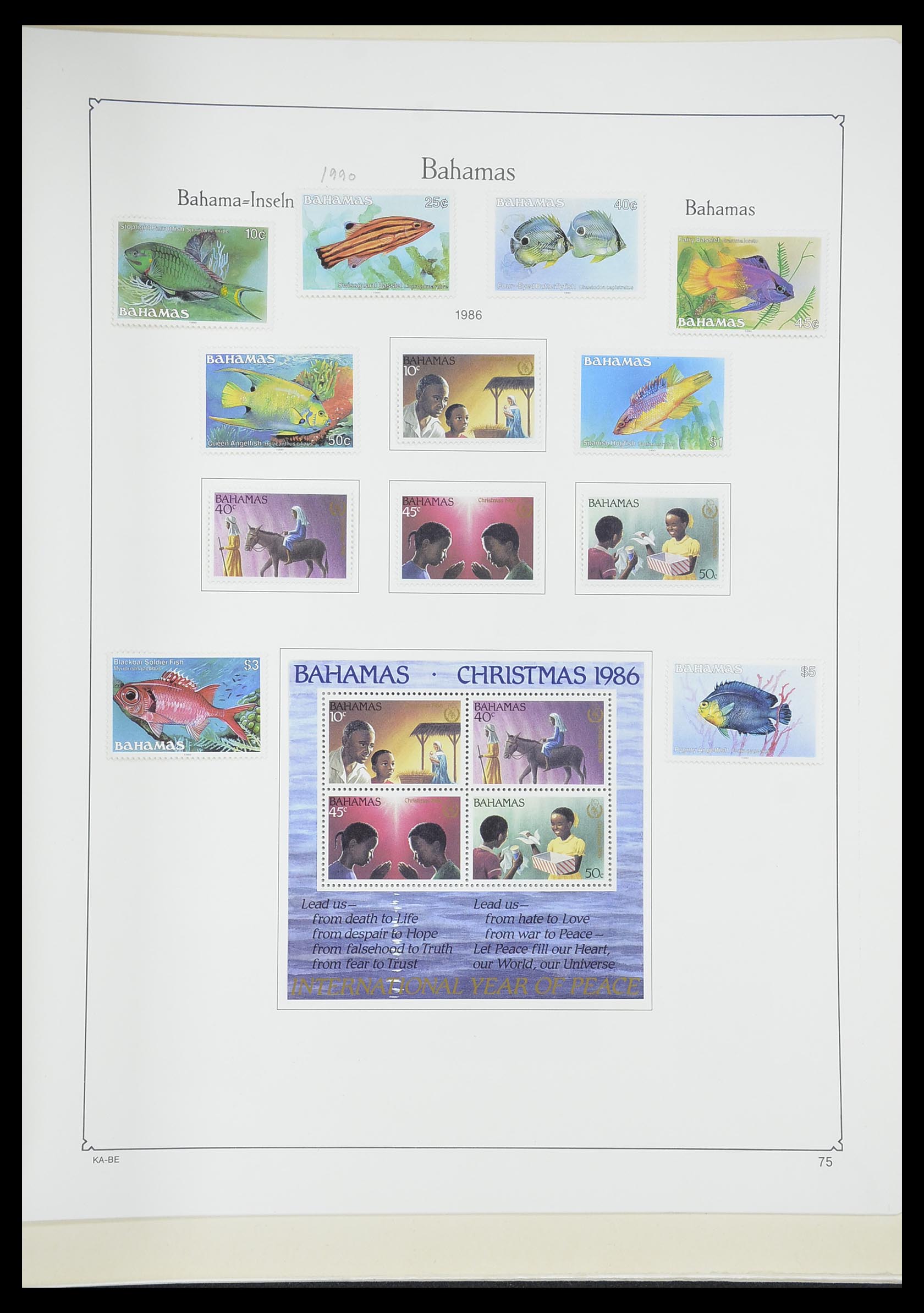 33315 049 - Postzegelverzameling 33315 Bahamas 1859-1986.