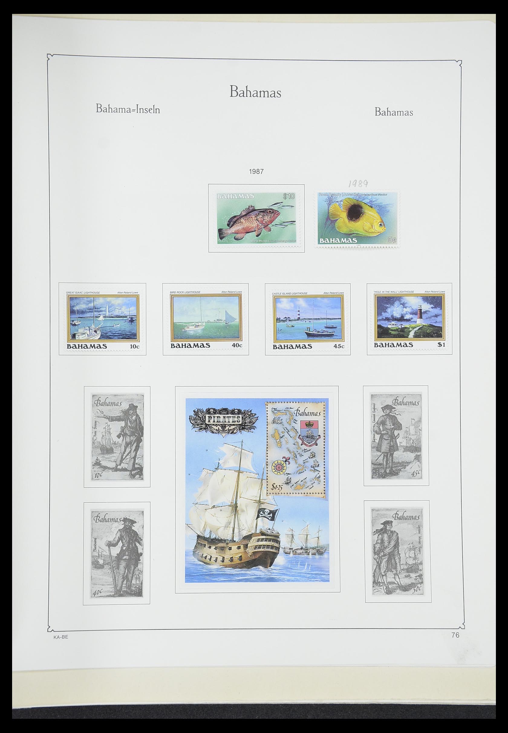 33315 050 - Postzegelverzameling 33315 Bahamas 1859-1986.