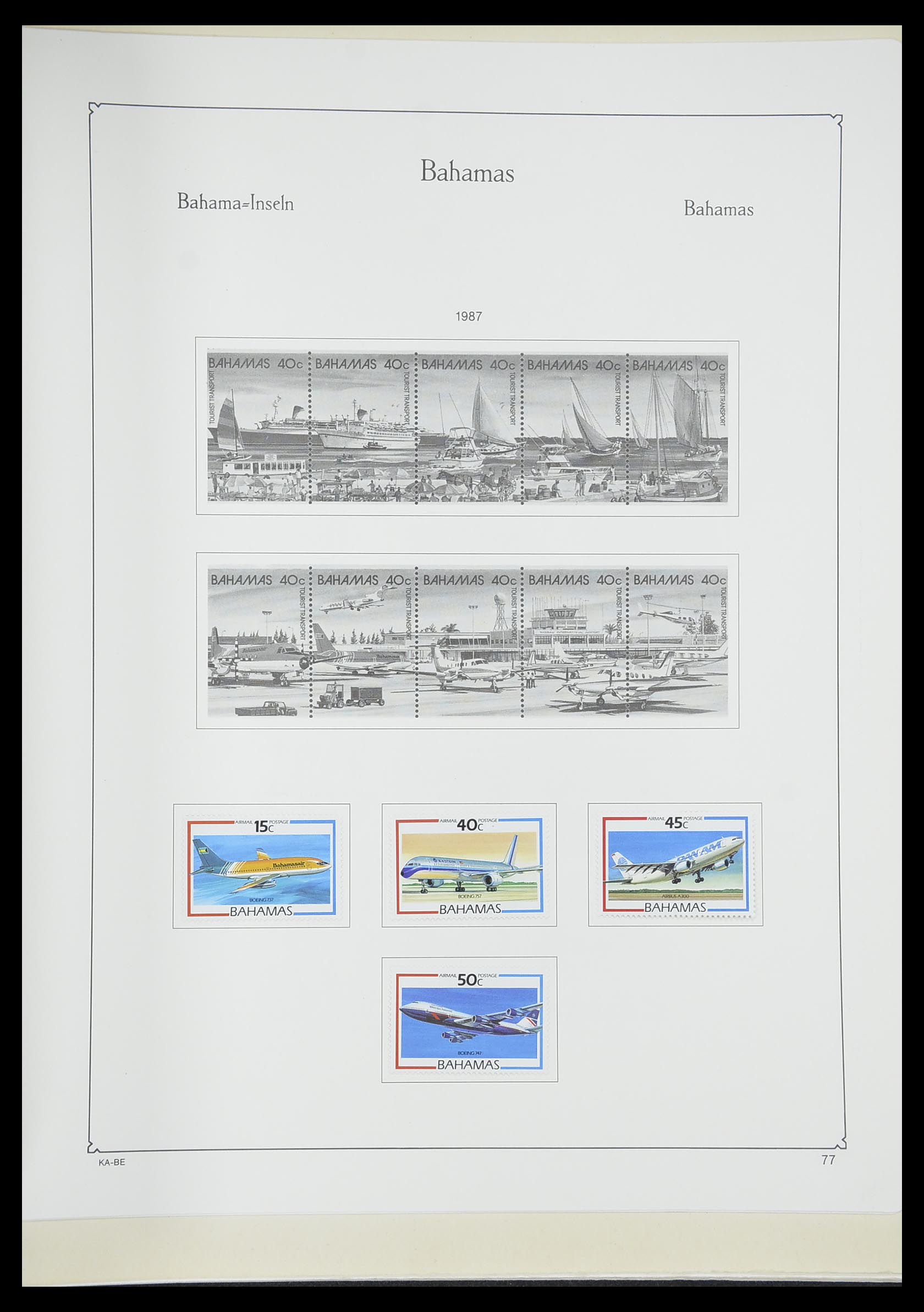 33315 051 - Postzegelverzameling 33315 Bahamas 1859-1986.