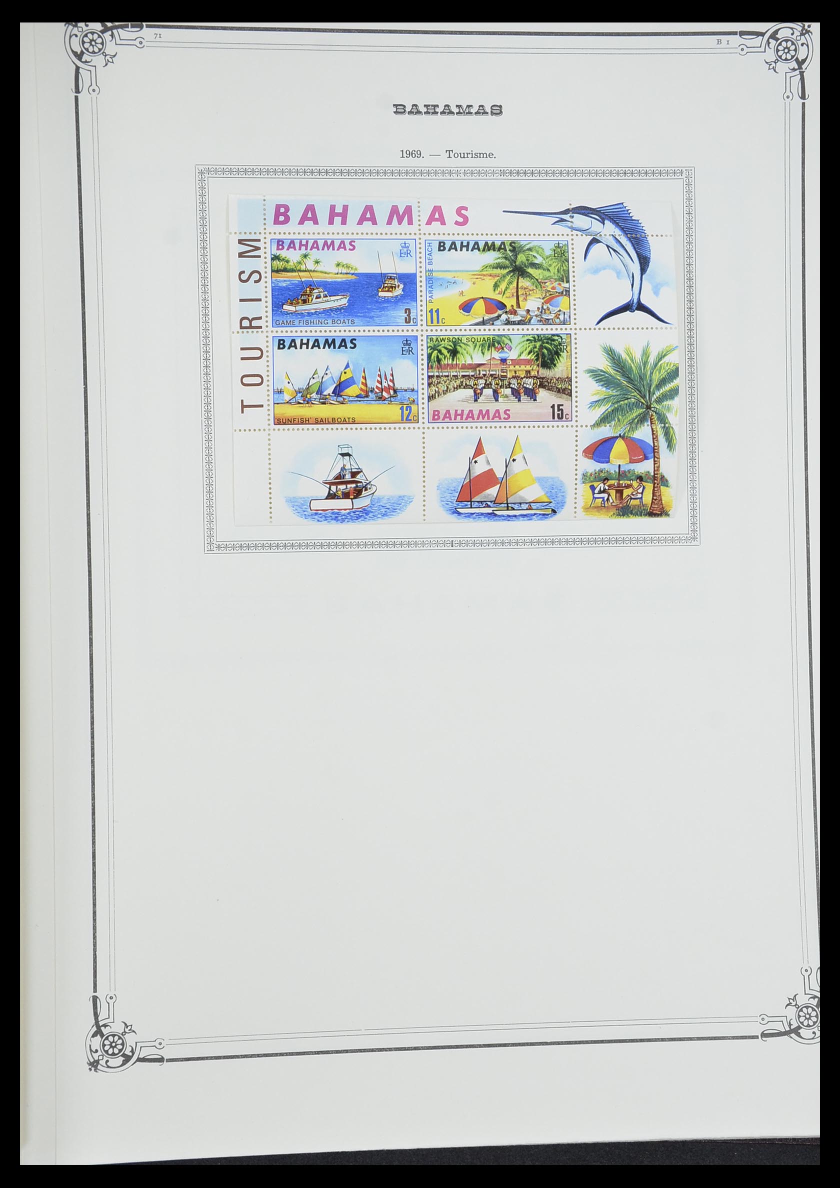 33315 053 - Stamp collection 33315 Bahamas 1859-1986.