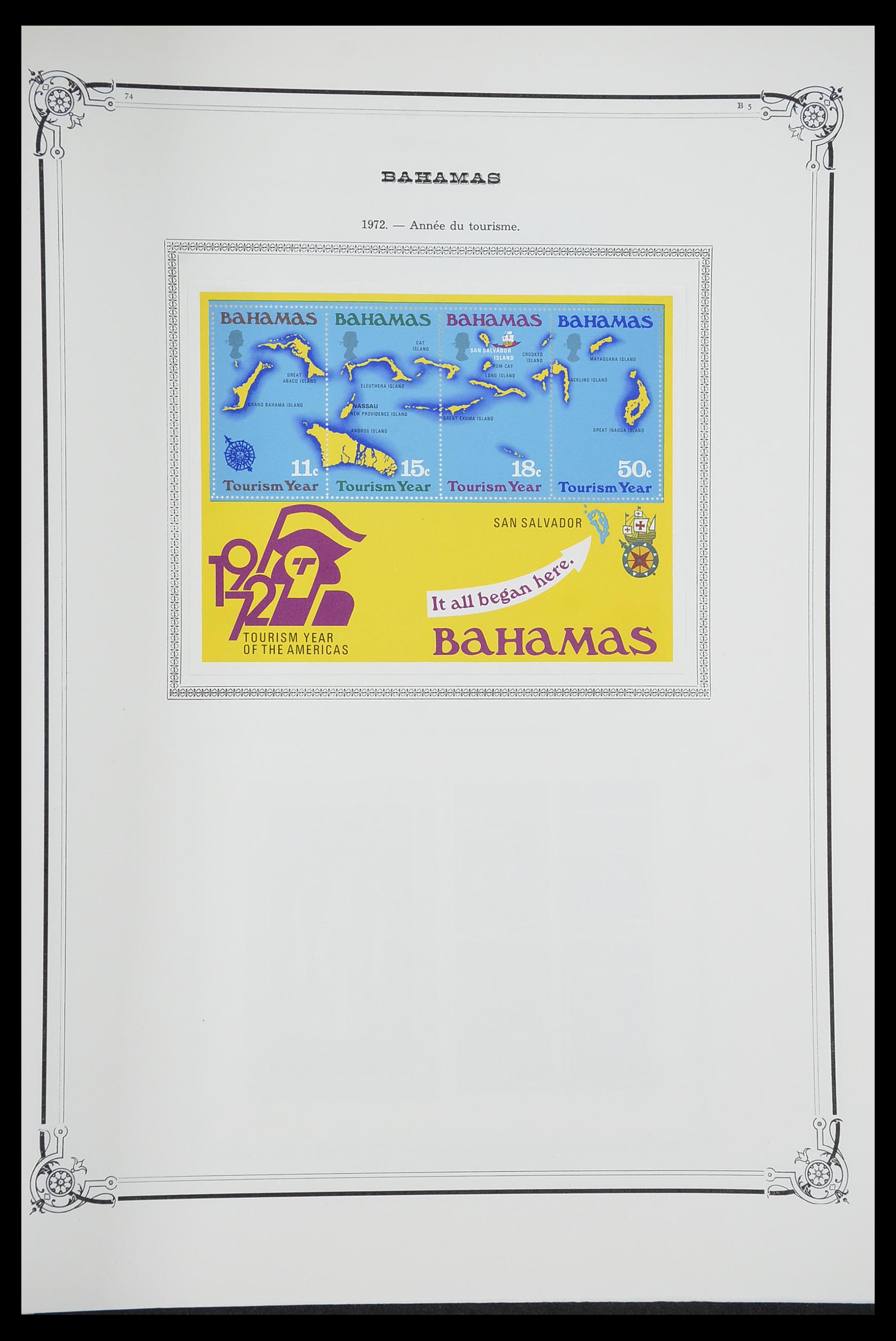 33315 057 - Postzegelverzameling 33315 Bahamas 1859-1986.