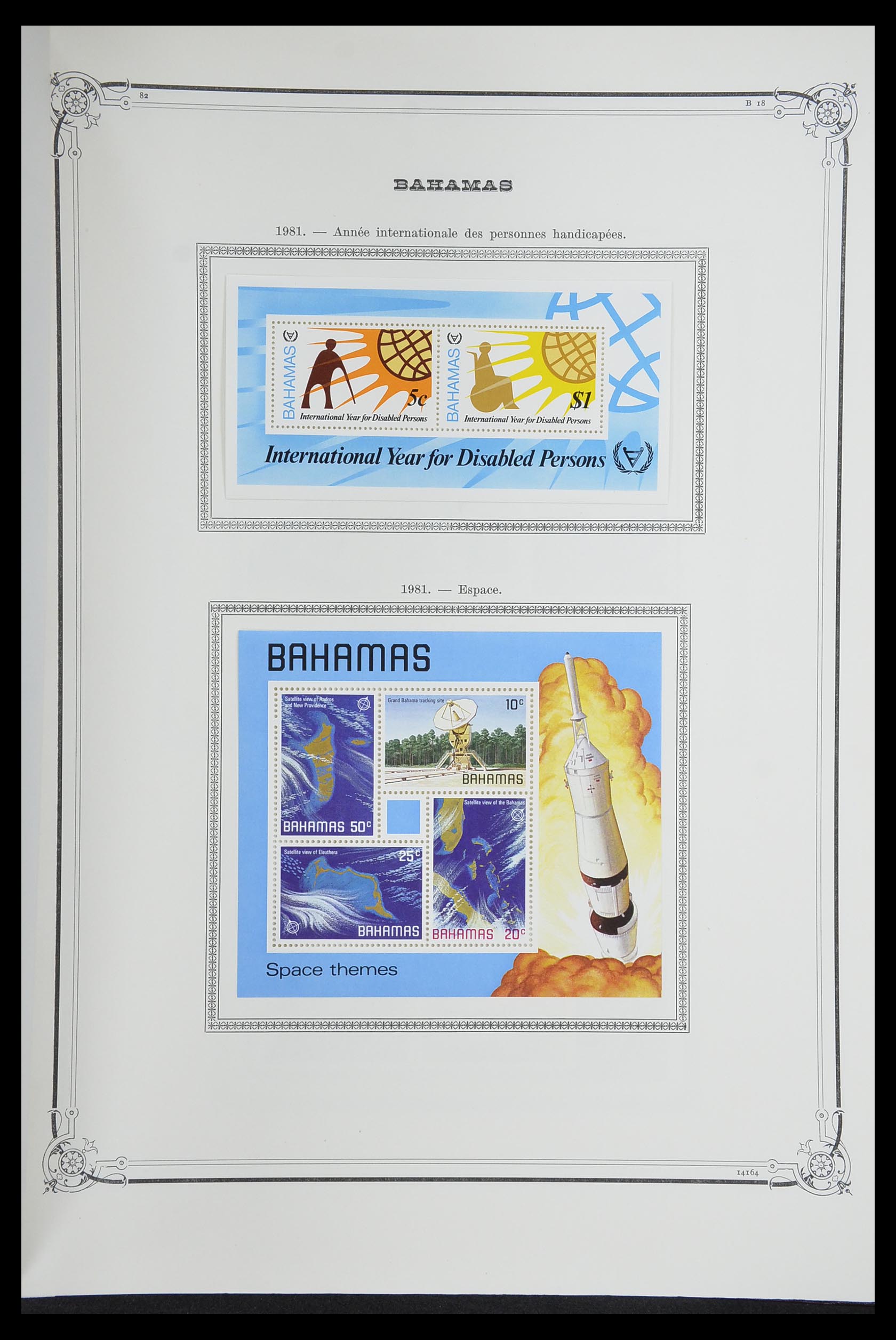 33315 070 - Postzegelverzameling 33315 Bahamas 1859-1986.