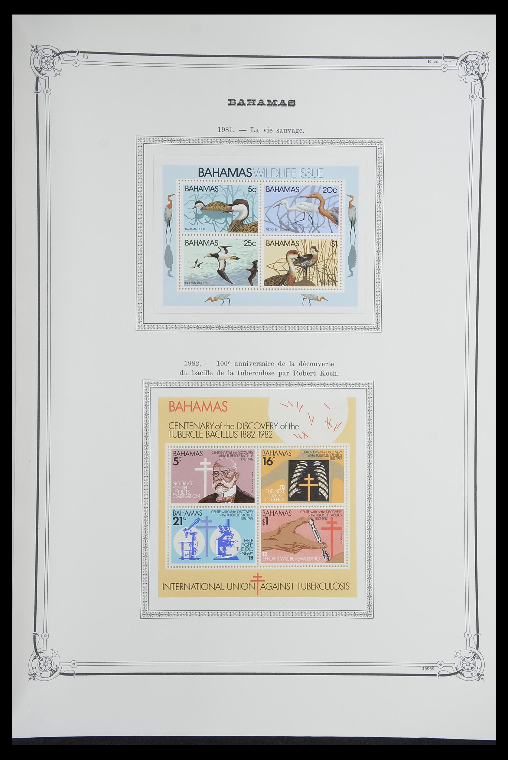 33315 072 - Postzegelverzameling 33315 Bahamas 1859-1986.