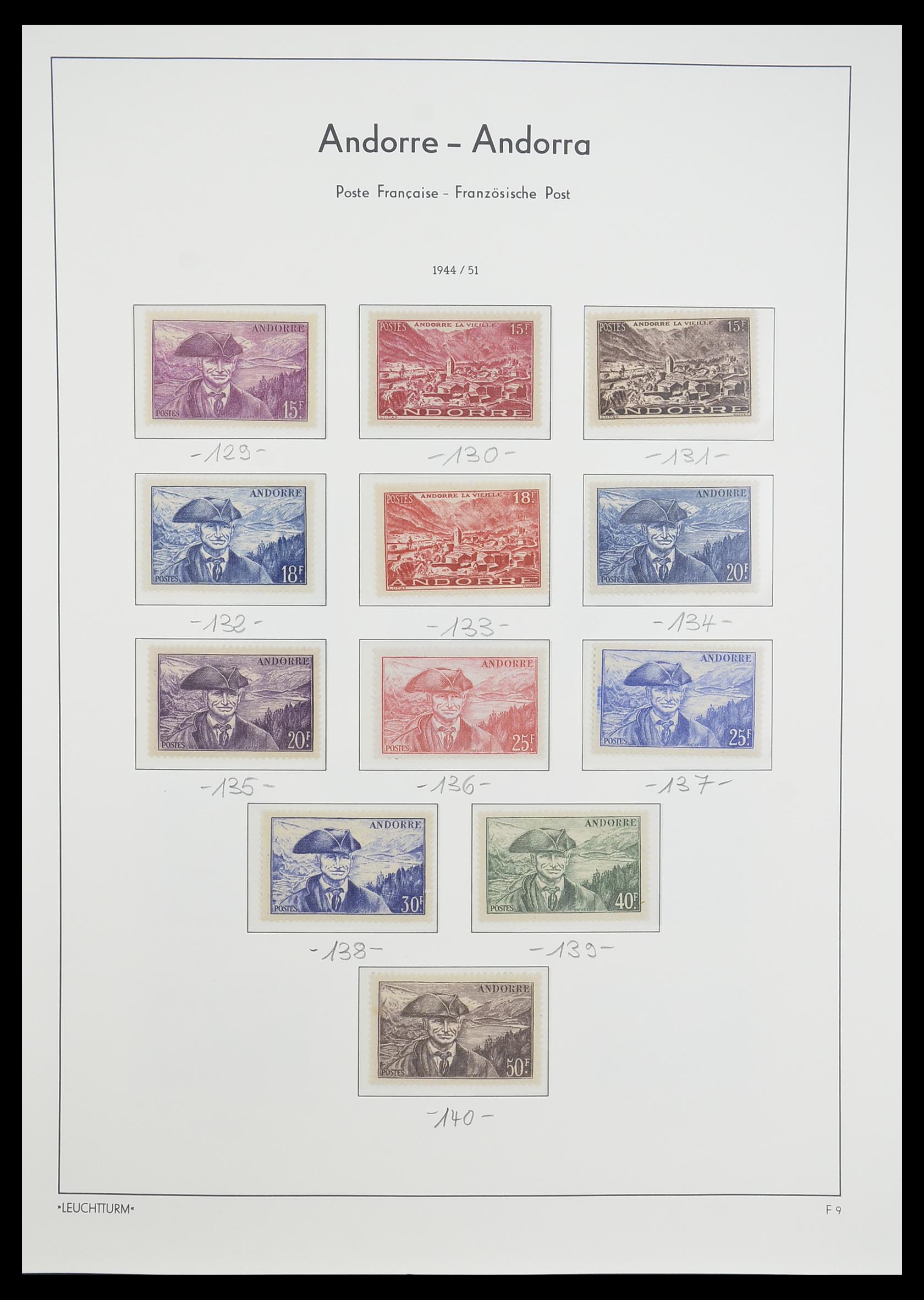 33316 009 - Postzegelverzameling 33316 Frans Andorra 1931-2016!