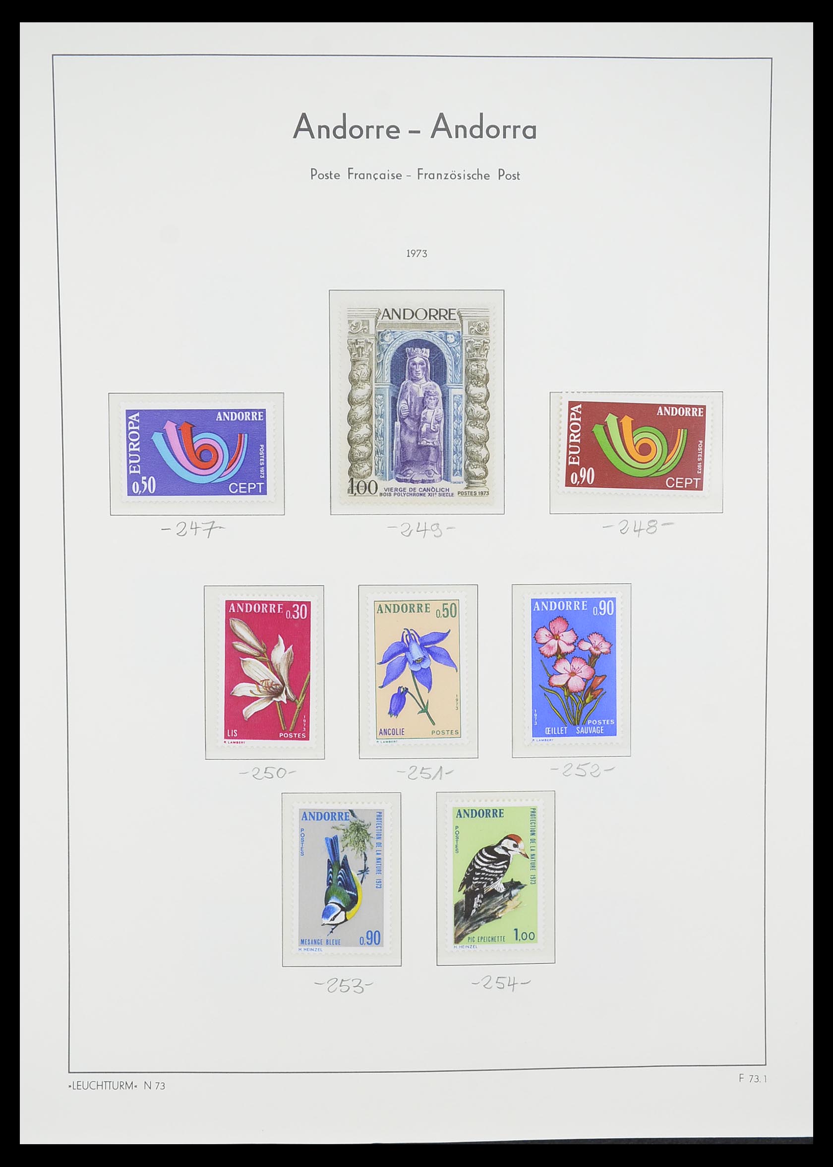 33316 021 - Postzegelverzameling 33316 Frans Andorra 1931-2016!