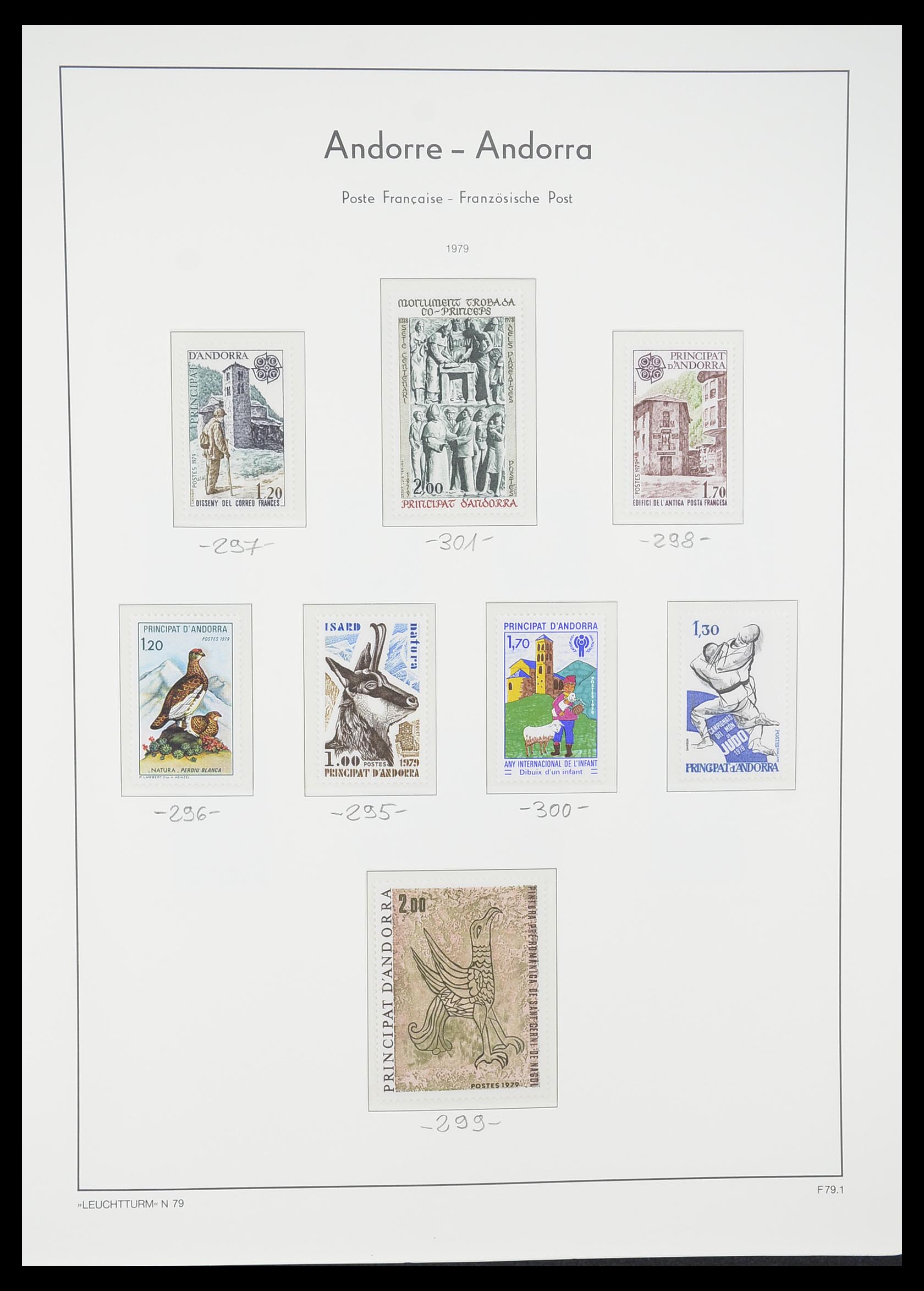 33316 030 - Postzegelverzameling 33316 Frans Andorra 1931-2016!