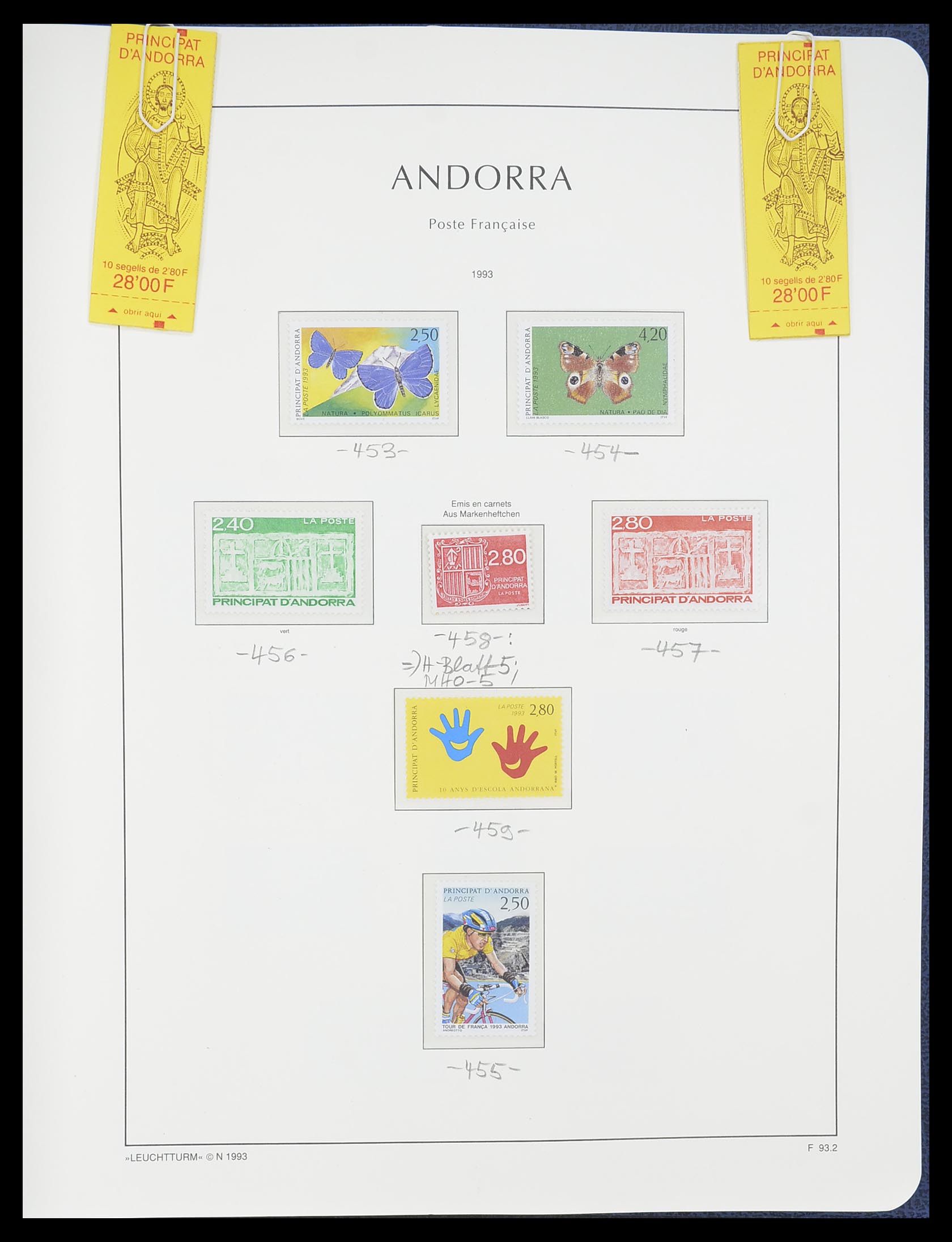 33316 050 - Postzegelverzameling 33316 Frans Andorra 1931-2016!