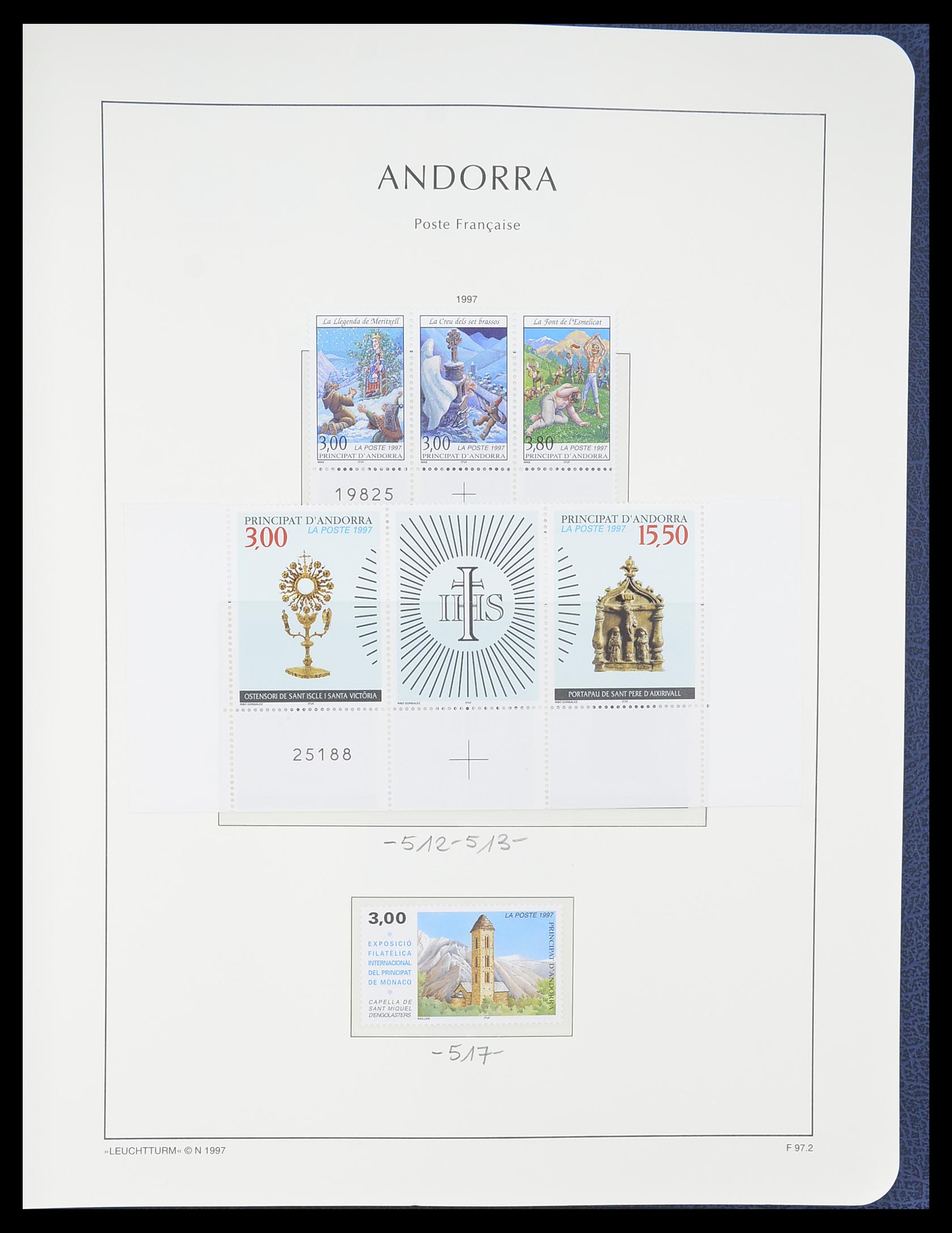 33316 056 - Postzegelverzameling 33316 Frans Andorra 1931-2016!