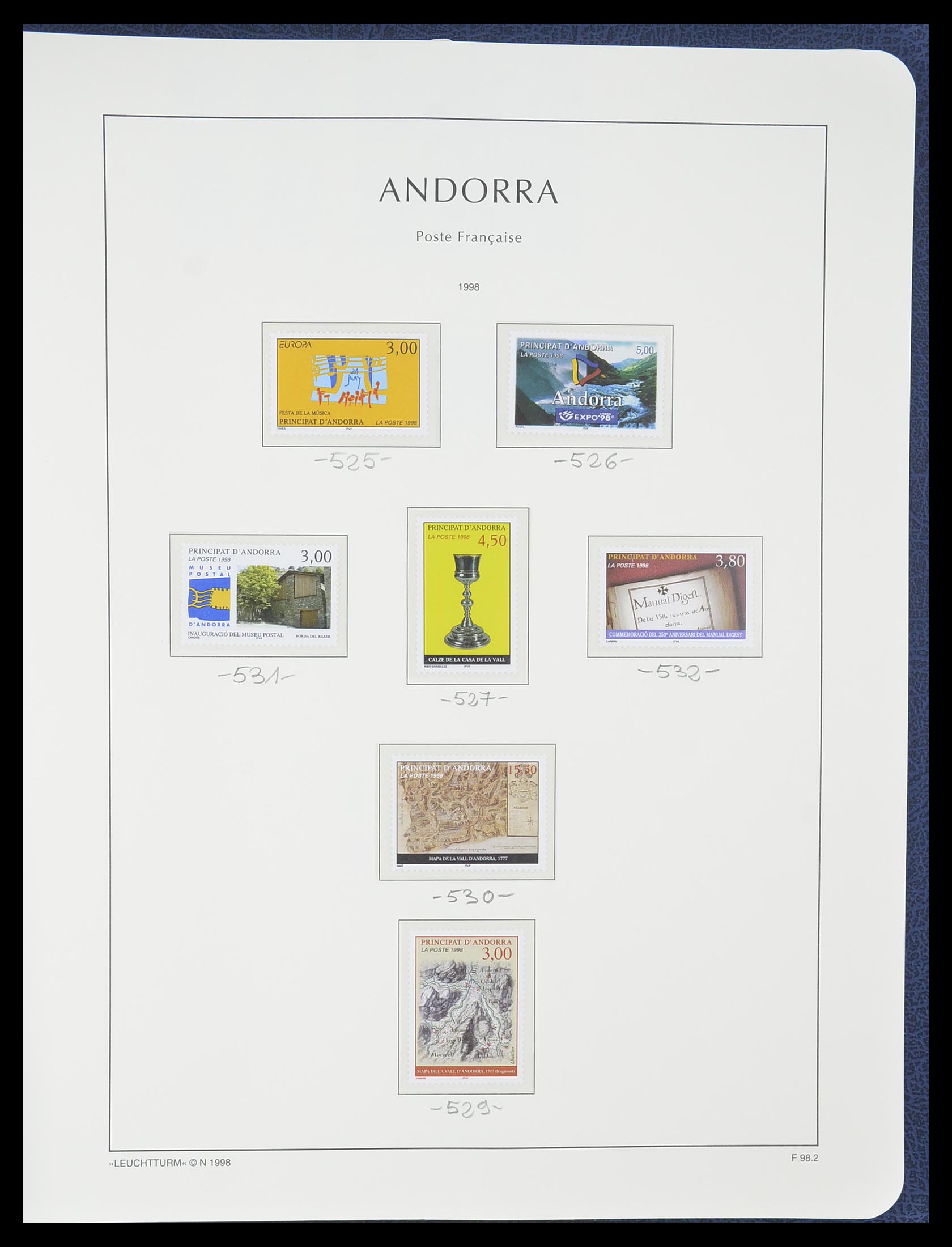 33316 058 - Postzegelverzameling 33316 Frans Andorra 1931-2016!