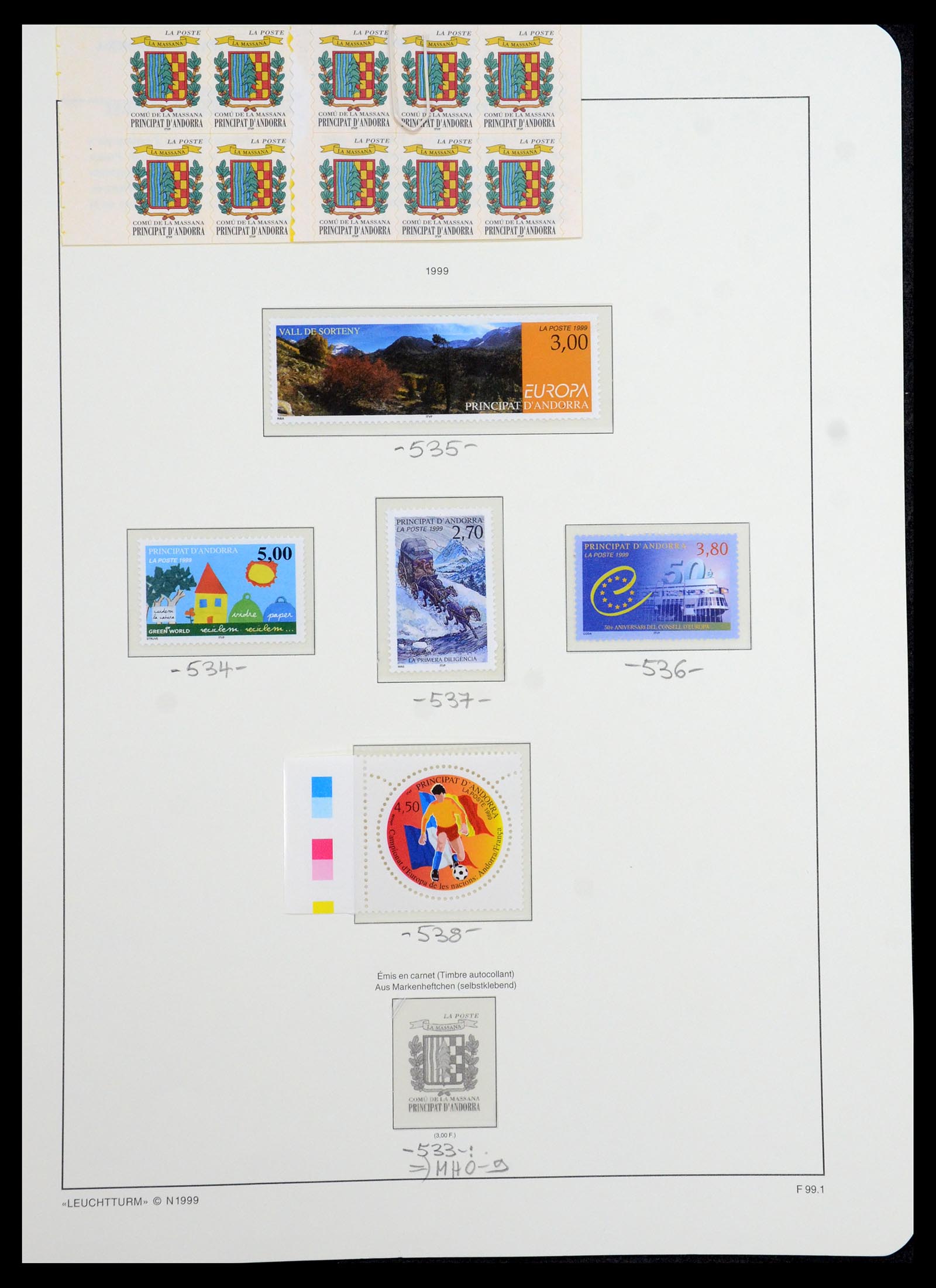 33316 058a - Postzegelverzameling 33316 Frans Andorra 1931-2016!