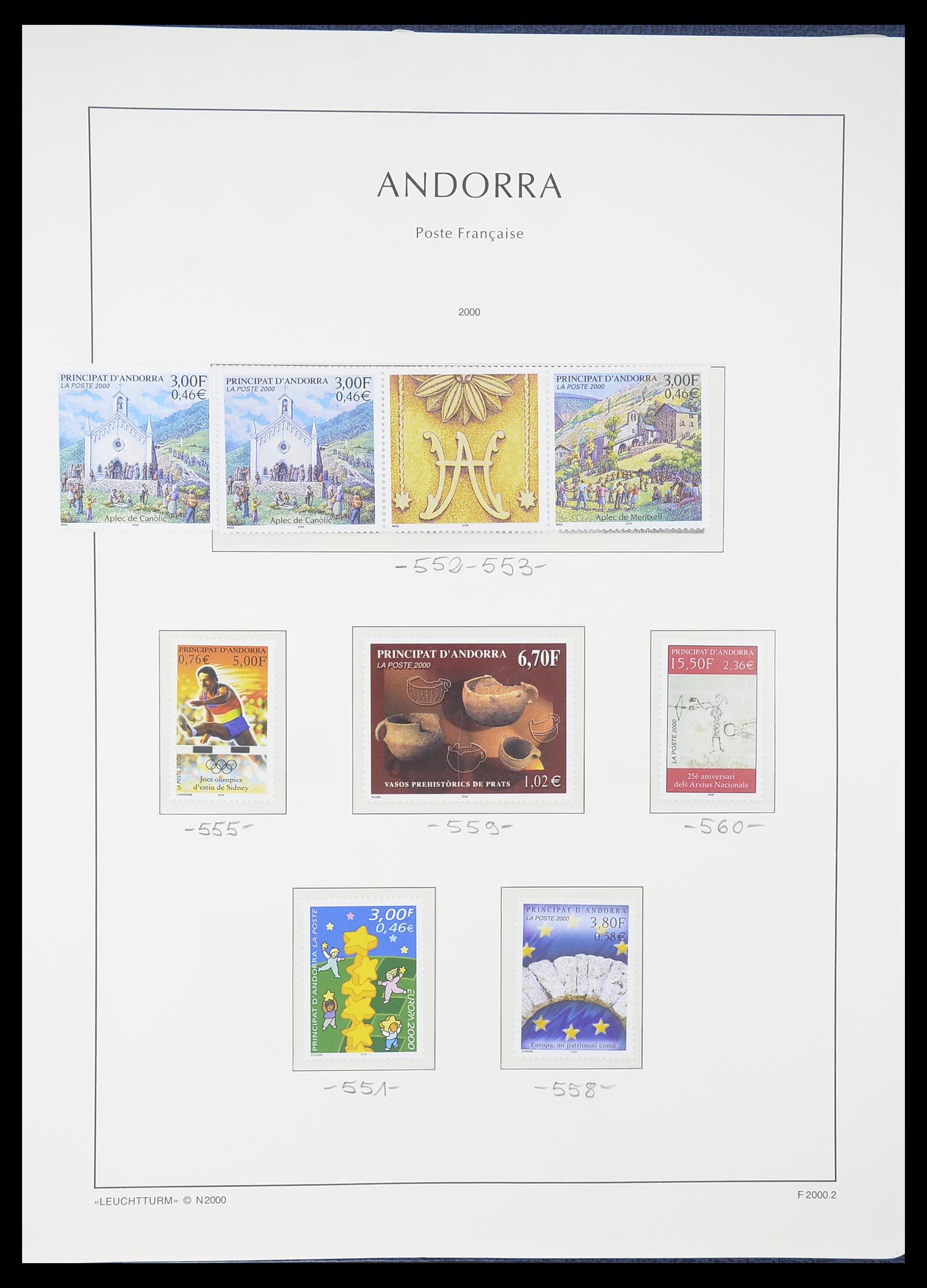 33316 061 - Stamp collection 33316 French Andorra 1931-2016!