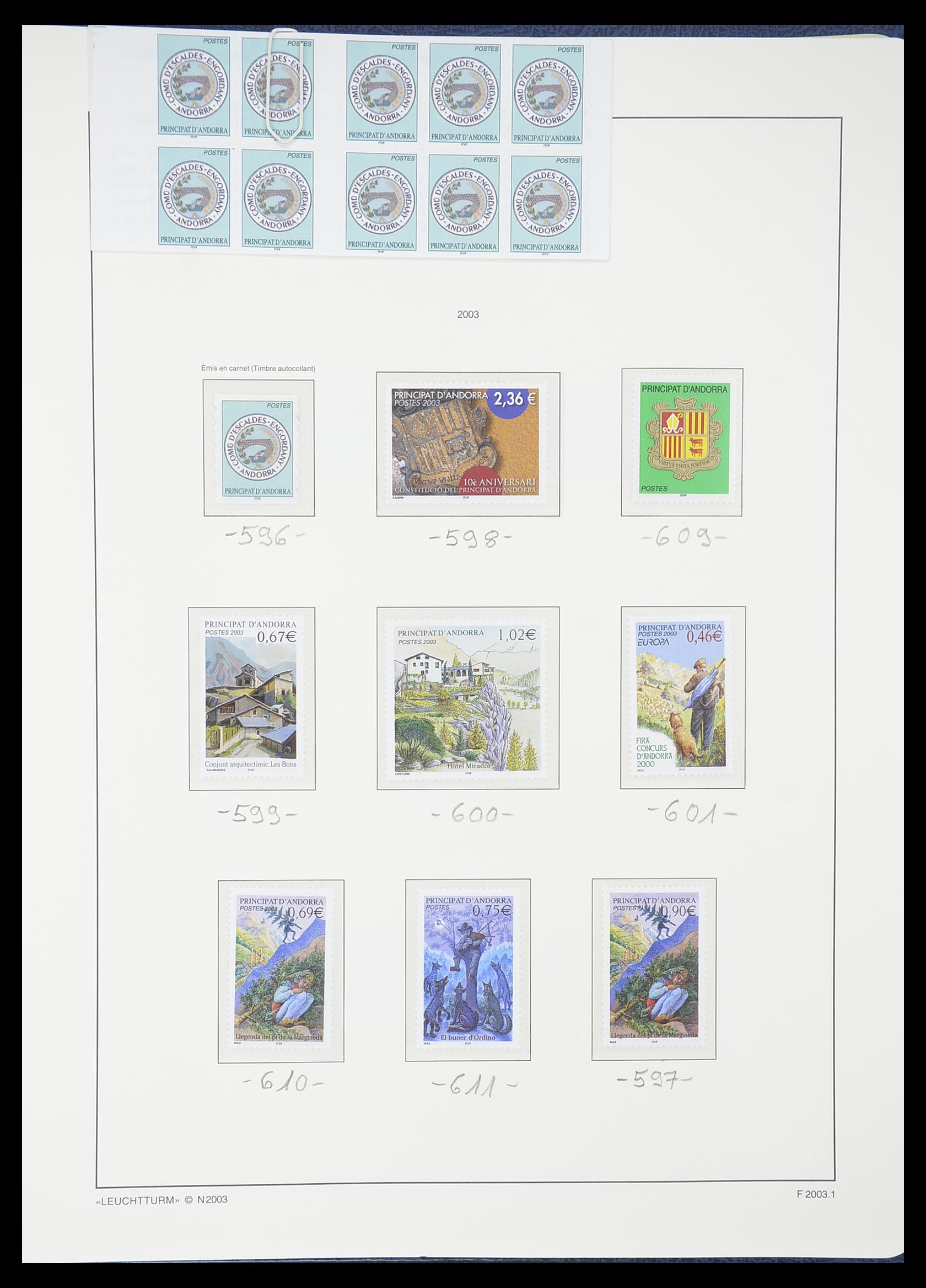 33316 066 - Stamp collection 33316 French Andorra 1931-2016!