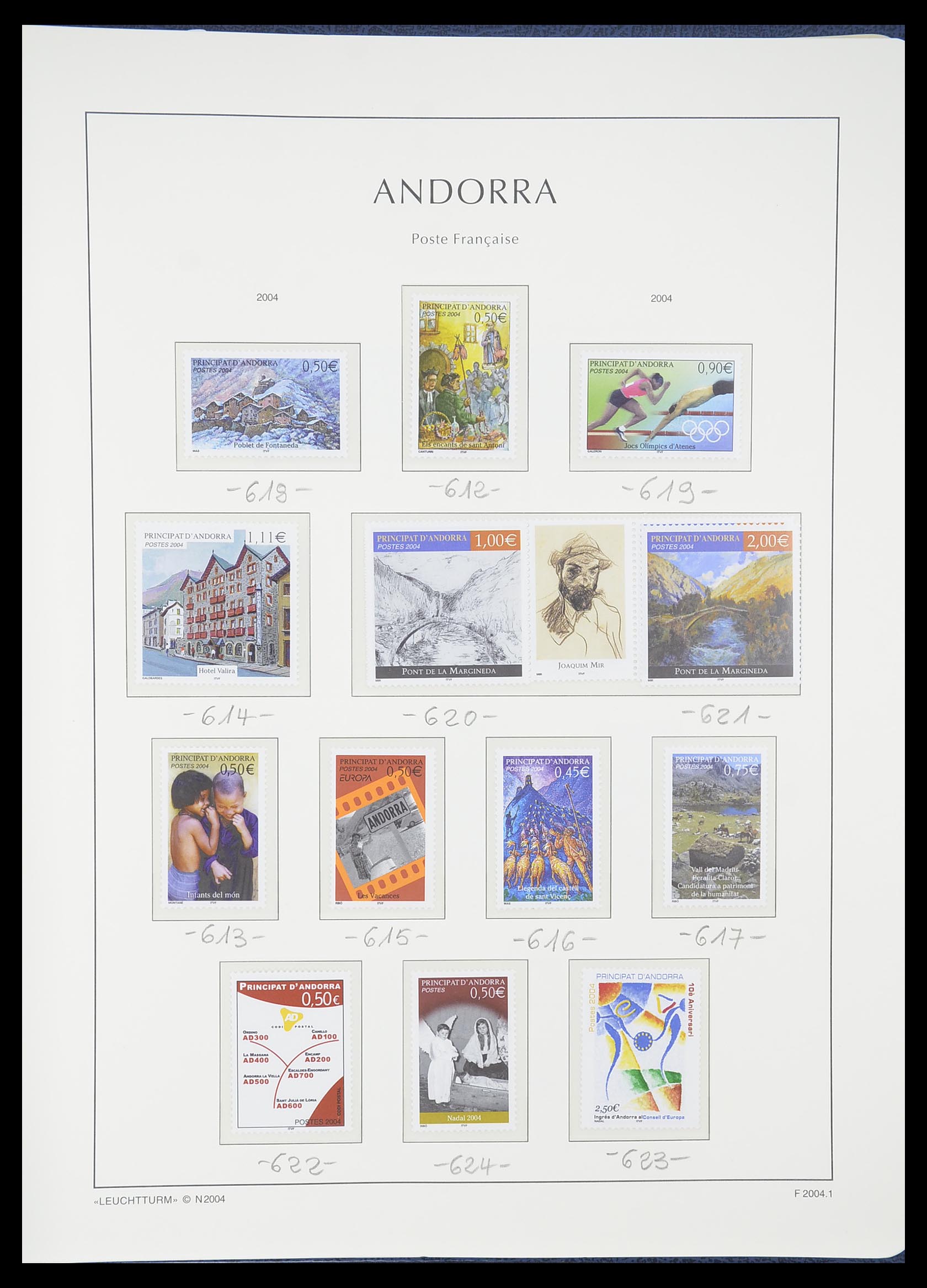 33316 068 - Stamp collection 33316 French Andorra 1931-2016!