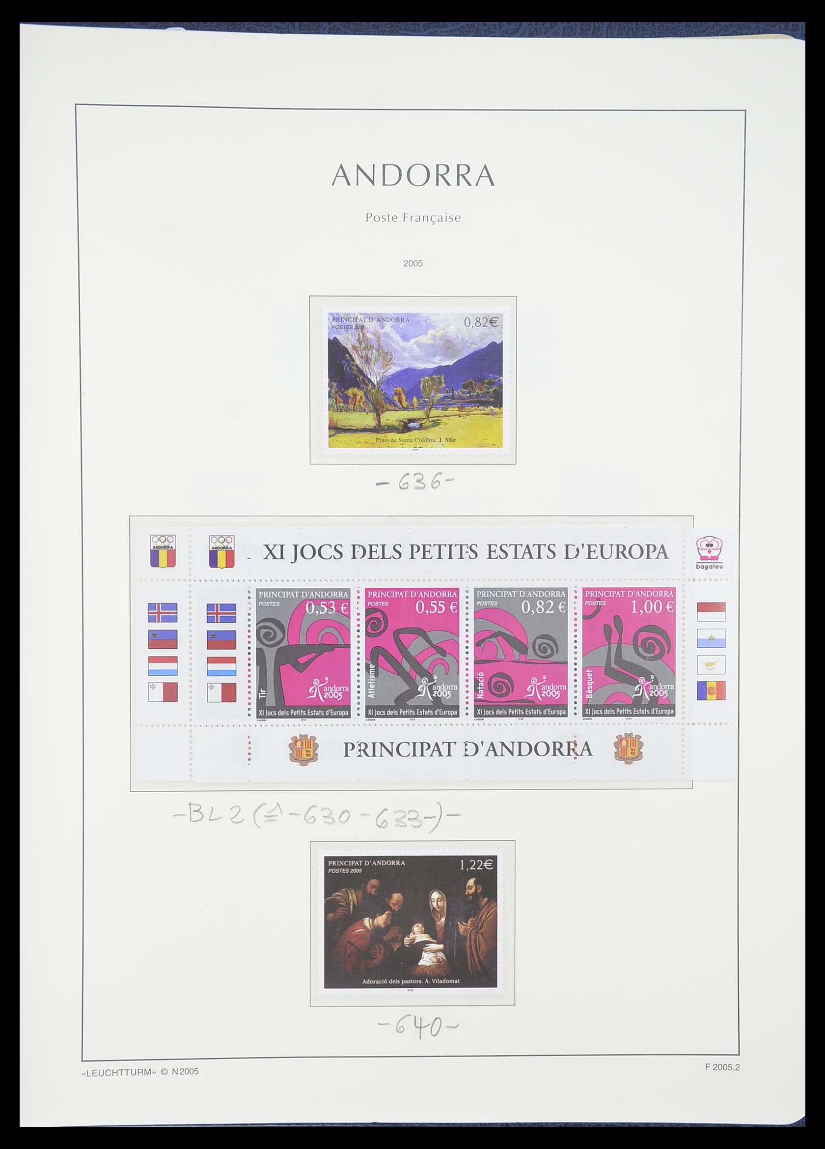 33316 070 - Stamp collection 33316 French Andorra 1931-2016!