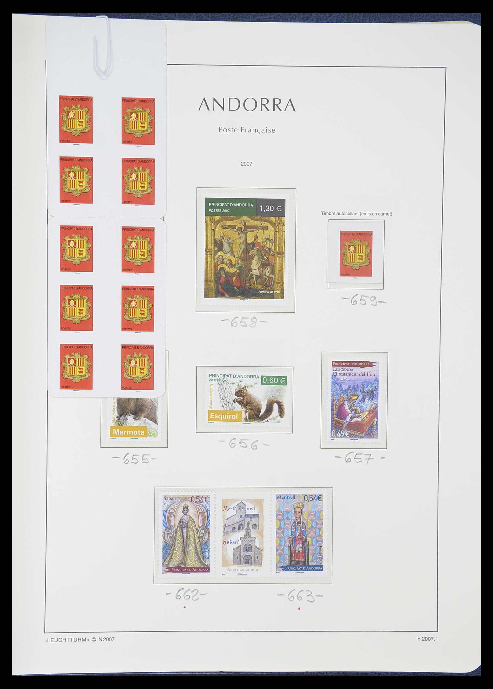 33316 073 - Stamp collection 33316 French Andorra 1931-2016!