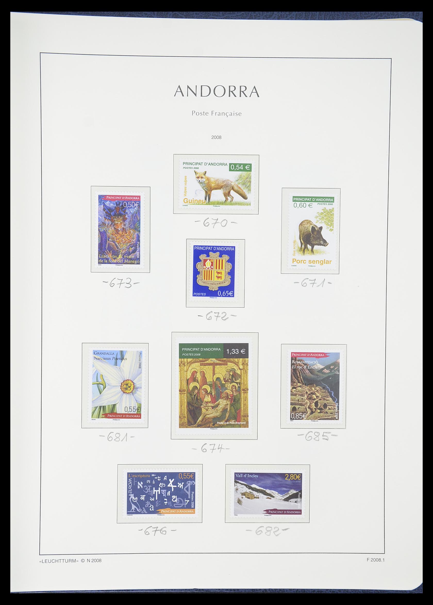 33316 075 - Stamp collection 33316 French Andorra 1931-2016!