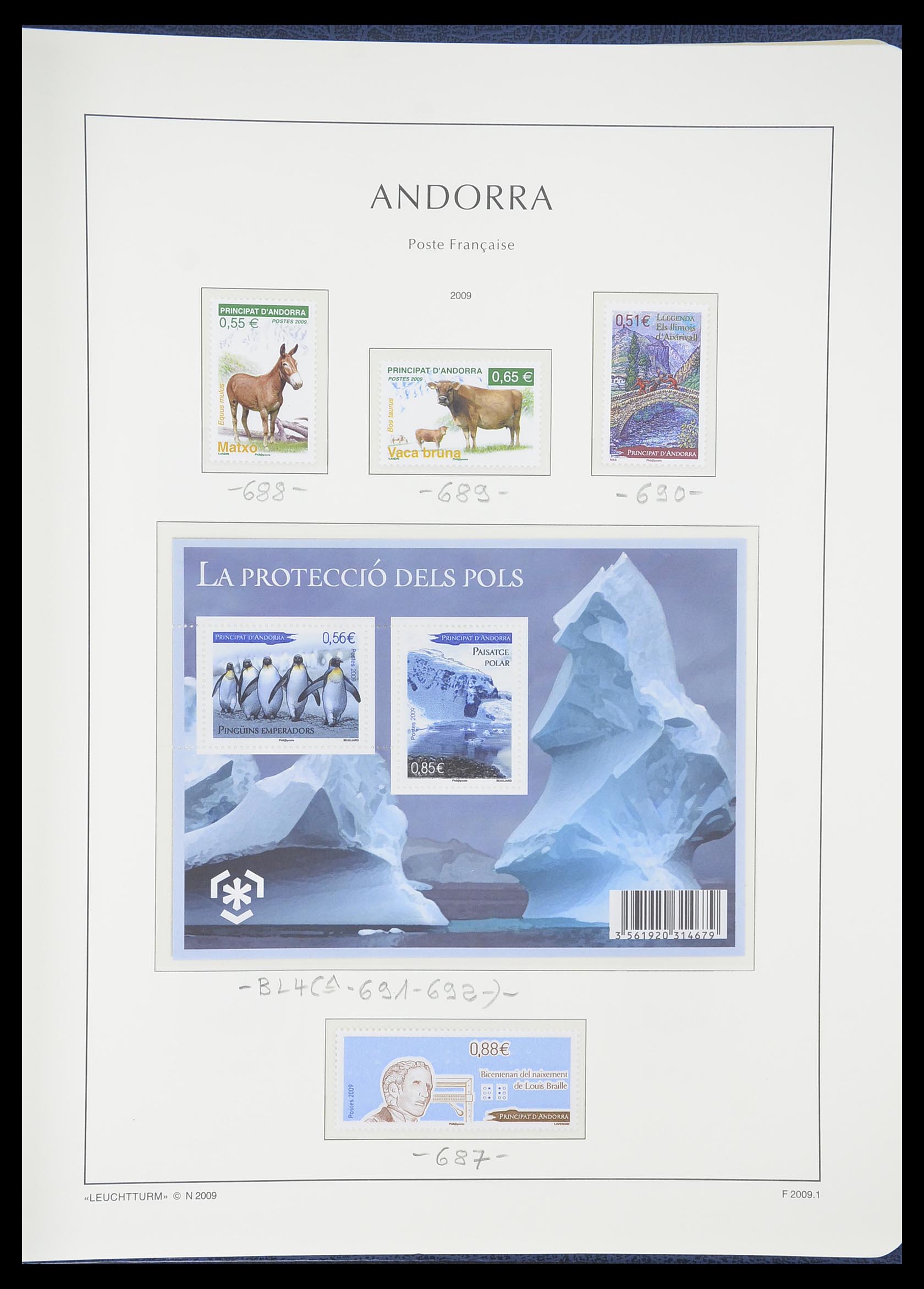 33316 077 - Stamp collection 33316 French Andorra 1931-2016!