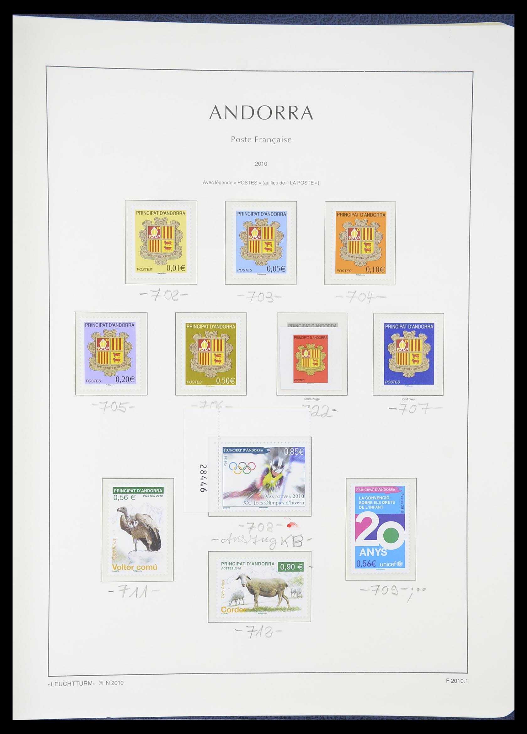 33316 079 - Stamp collection 33316 French Andorra 1931-2016!