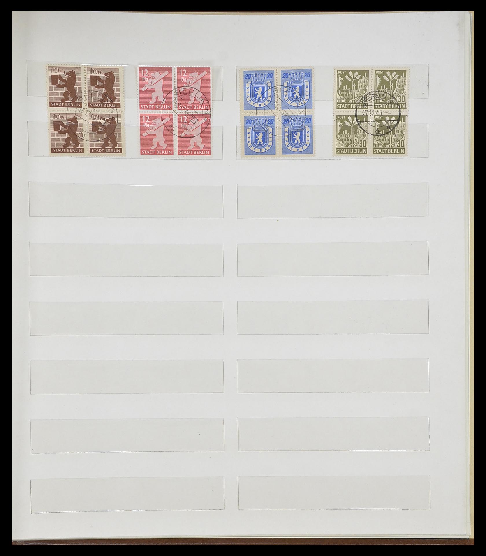 33317 001 - Postzegelverzameling 33317 Sovjet Zone 1945-1949.