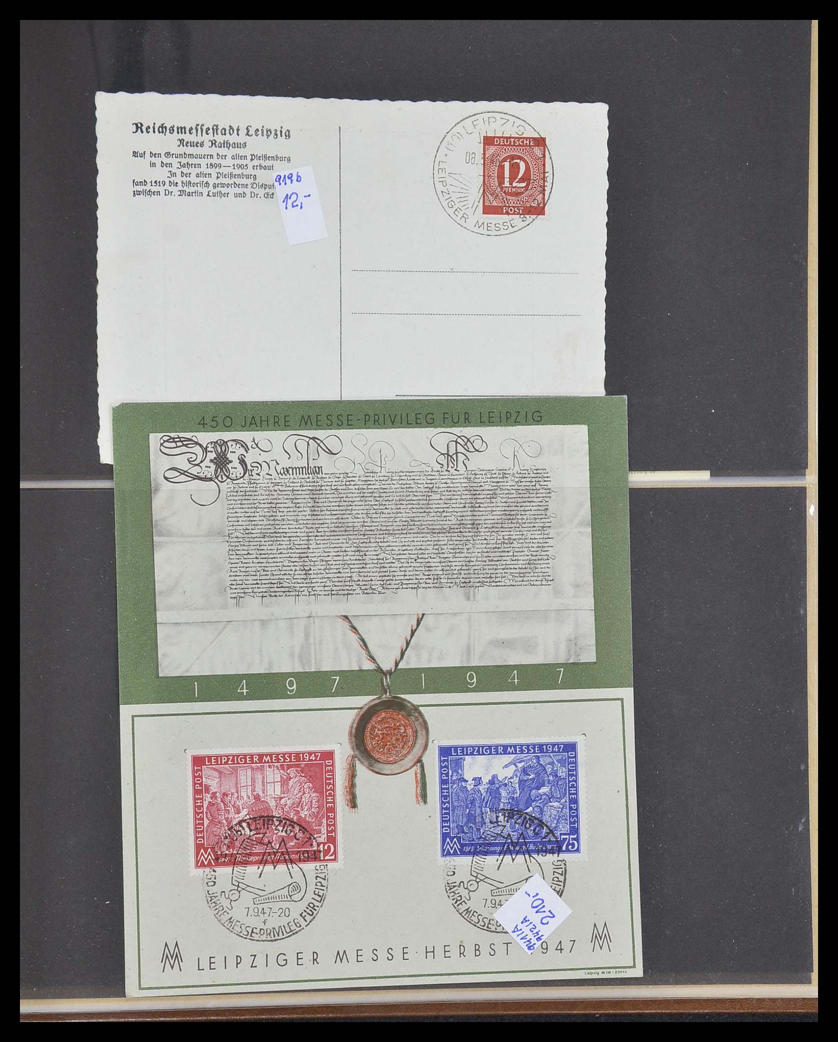 33317 022 - Postzegelverzameling 33317 Sovjet Zone 1945-1949.