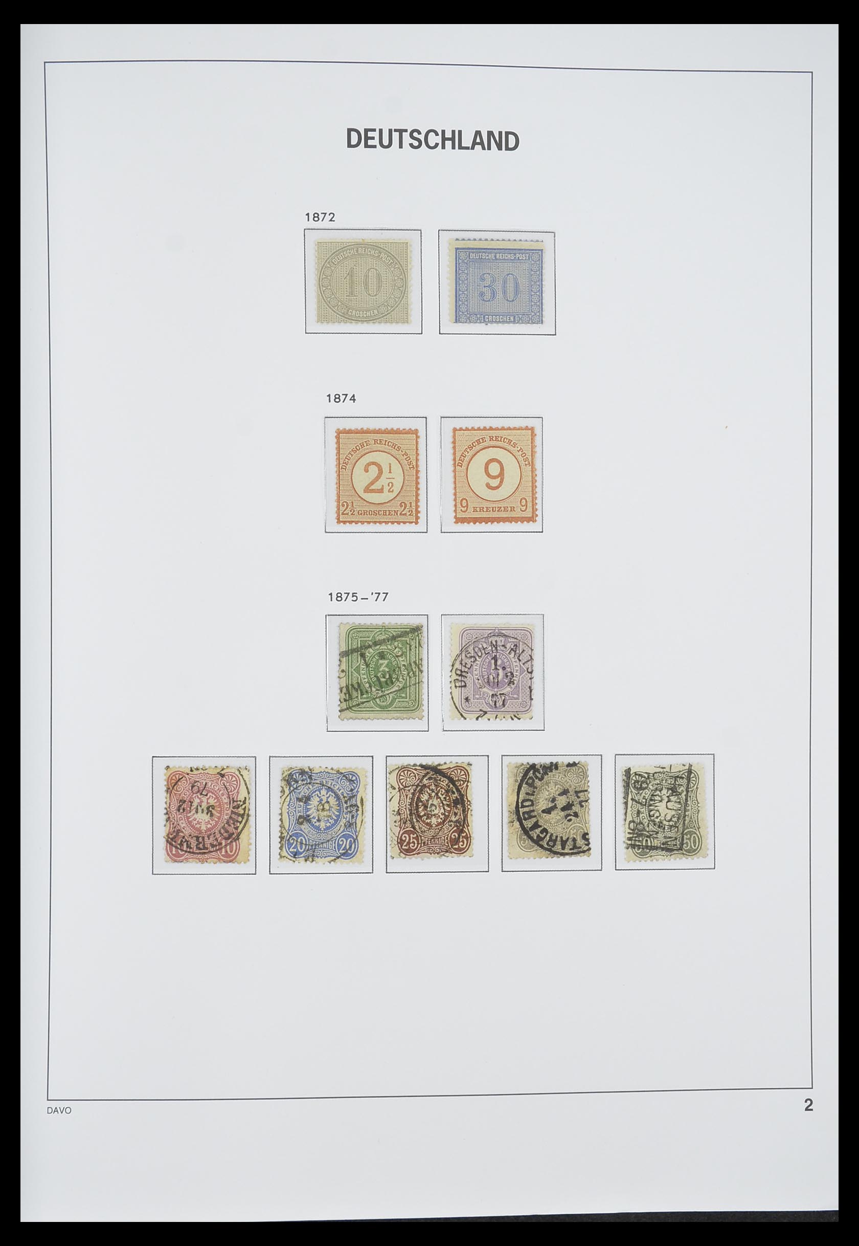 33318 002 - Postzegelverzameling 33318 Duitse Rijk 1872-1945.