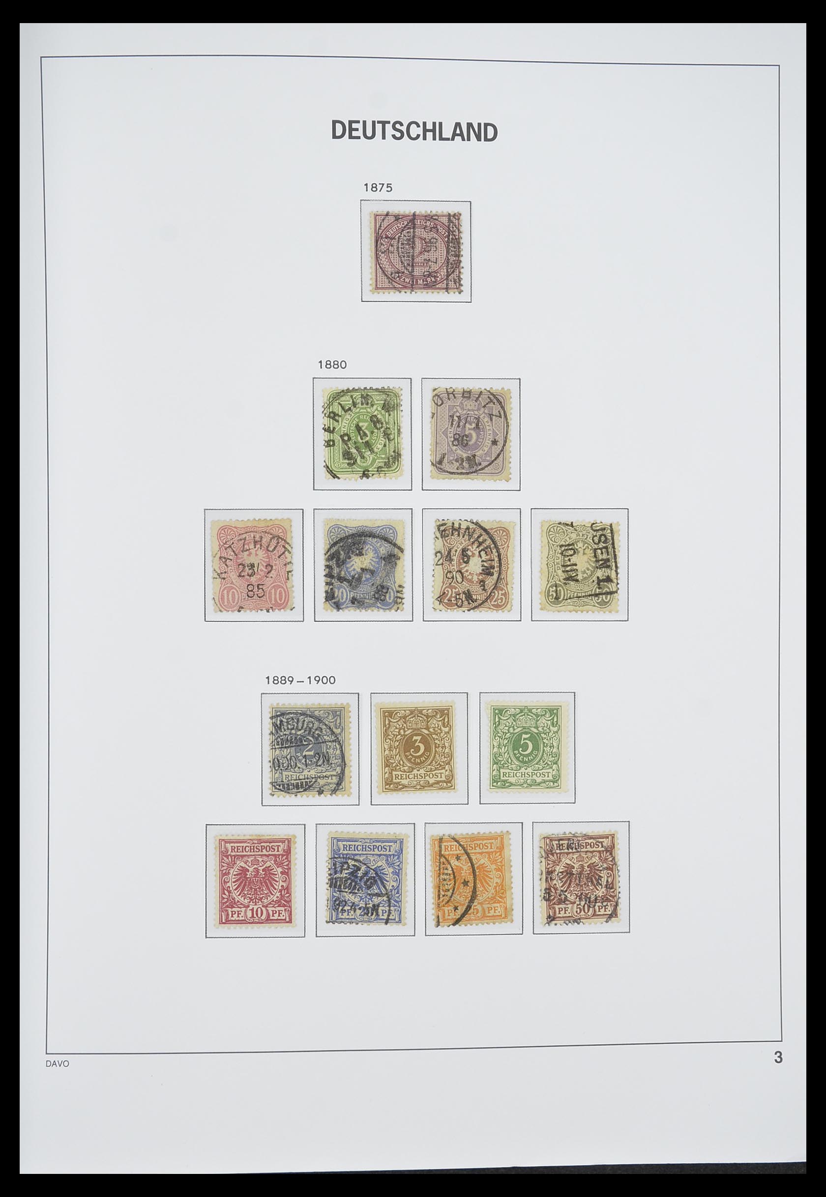 33318 003 - Postzegelverzameling 33318 Duitse Rijk 1872-1945.