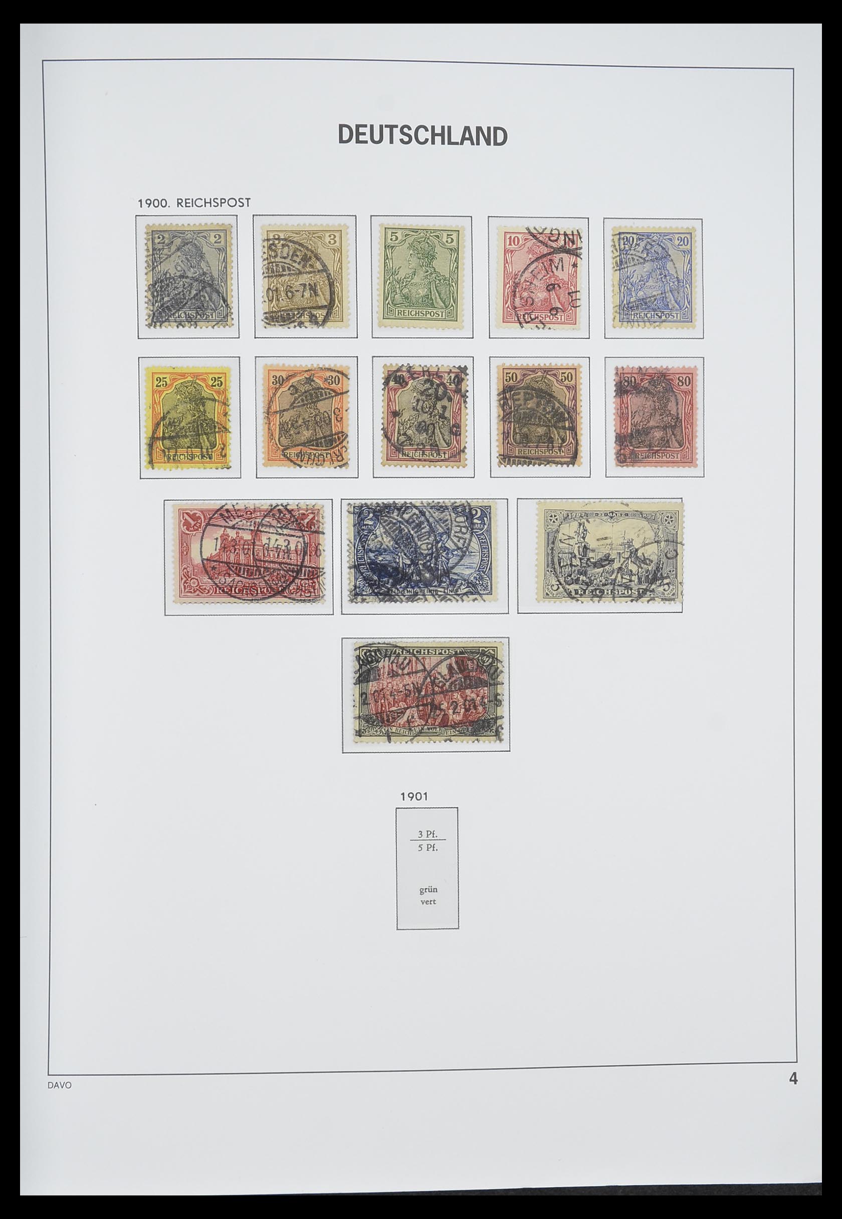 33318 004 - Postzegelverzameling 33318 Duitse Rijk 1872-1945.