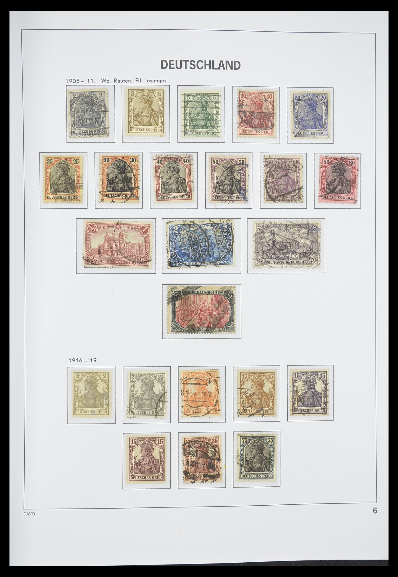 33318 006 - Postzegelverzameling 33318 Duitse Rijk 1872-1945.
