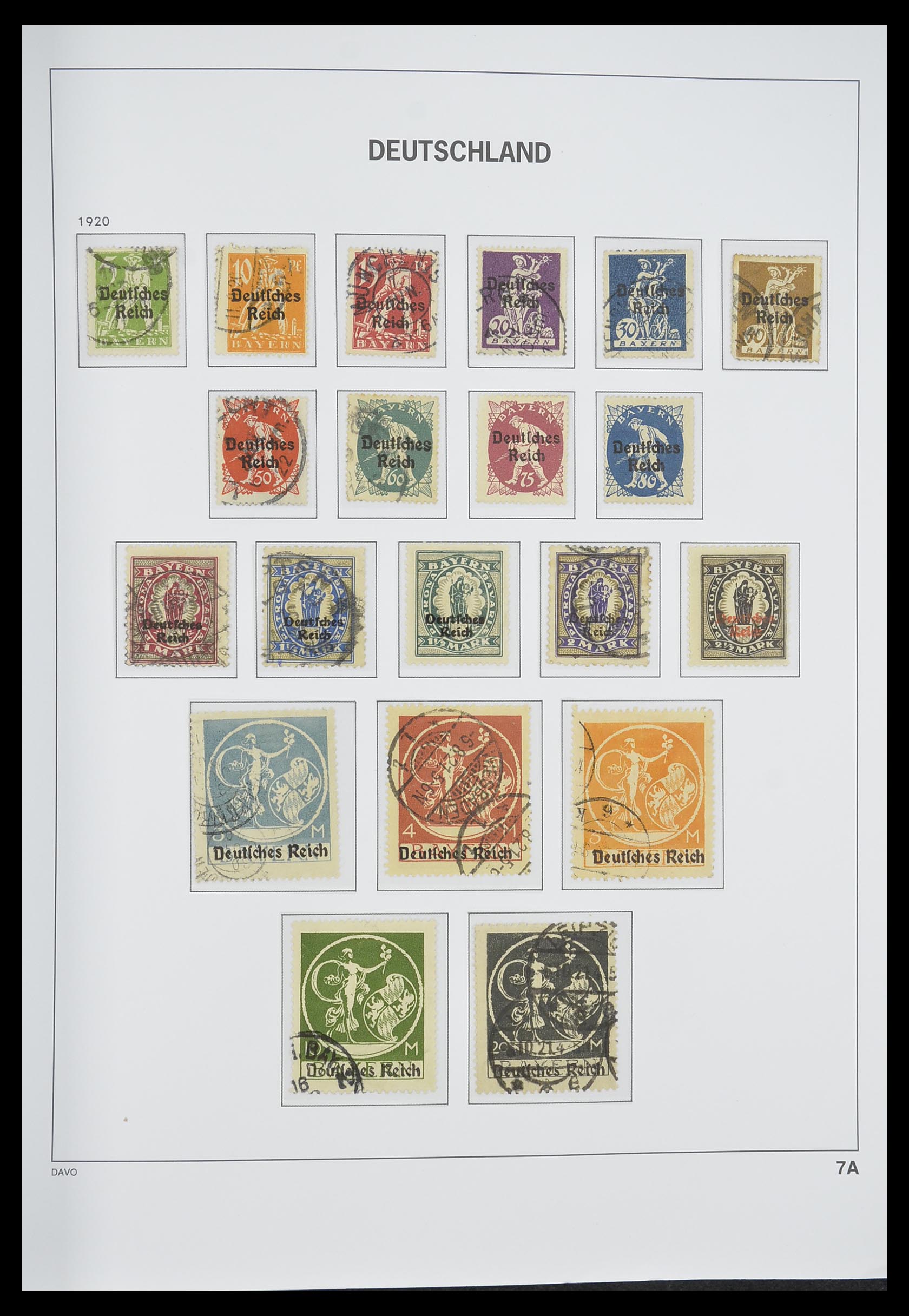 33318 008 - Postzegelverzameling 33318 Duitse Rijk 1872-1945.