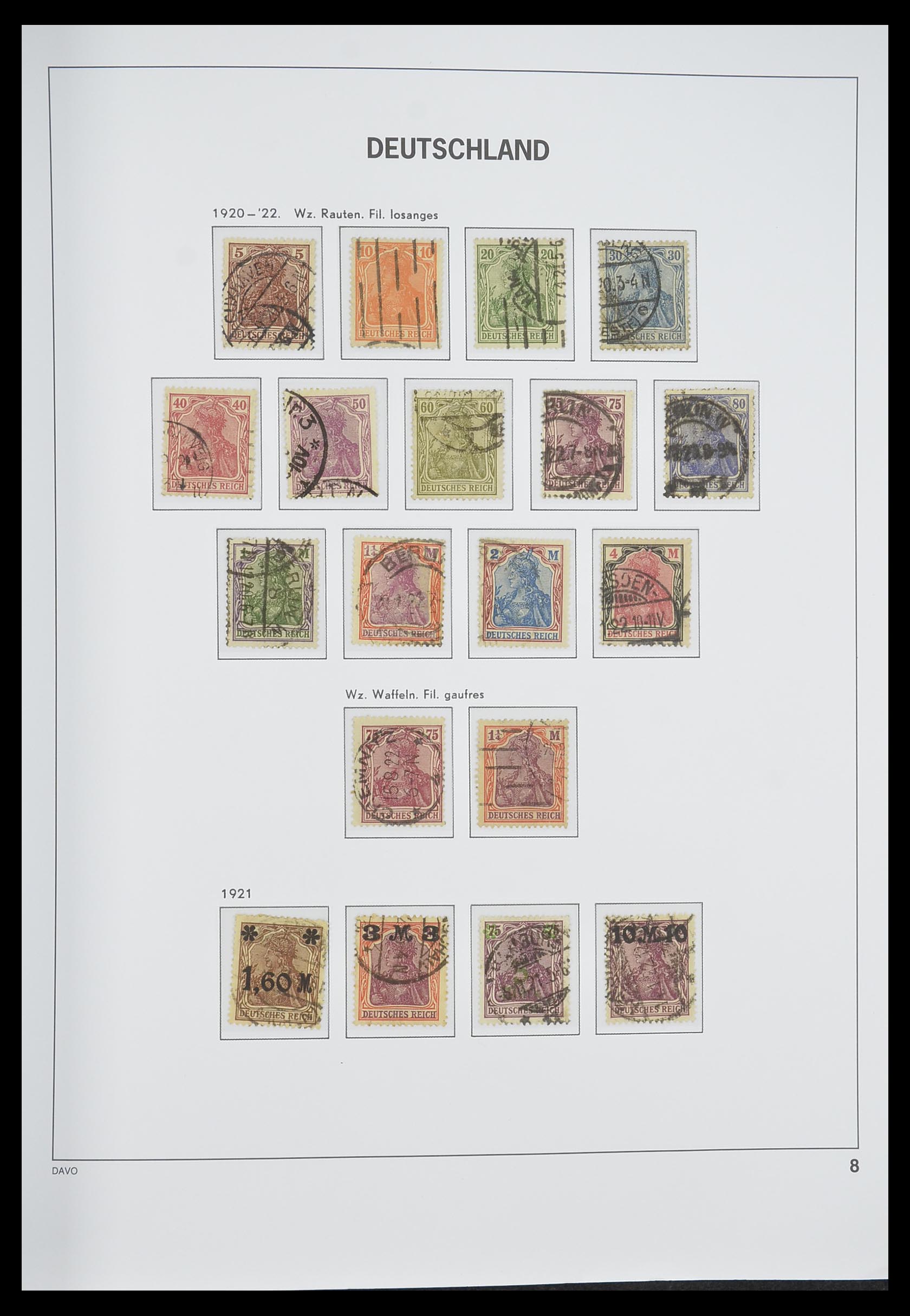 33318 009 - Stamp collection 33318 German Reich 1872-1945.