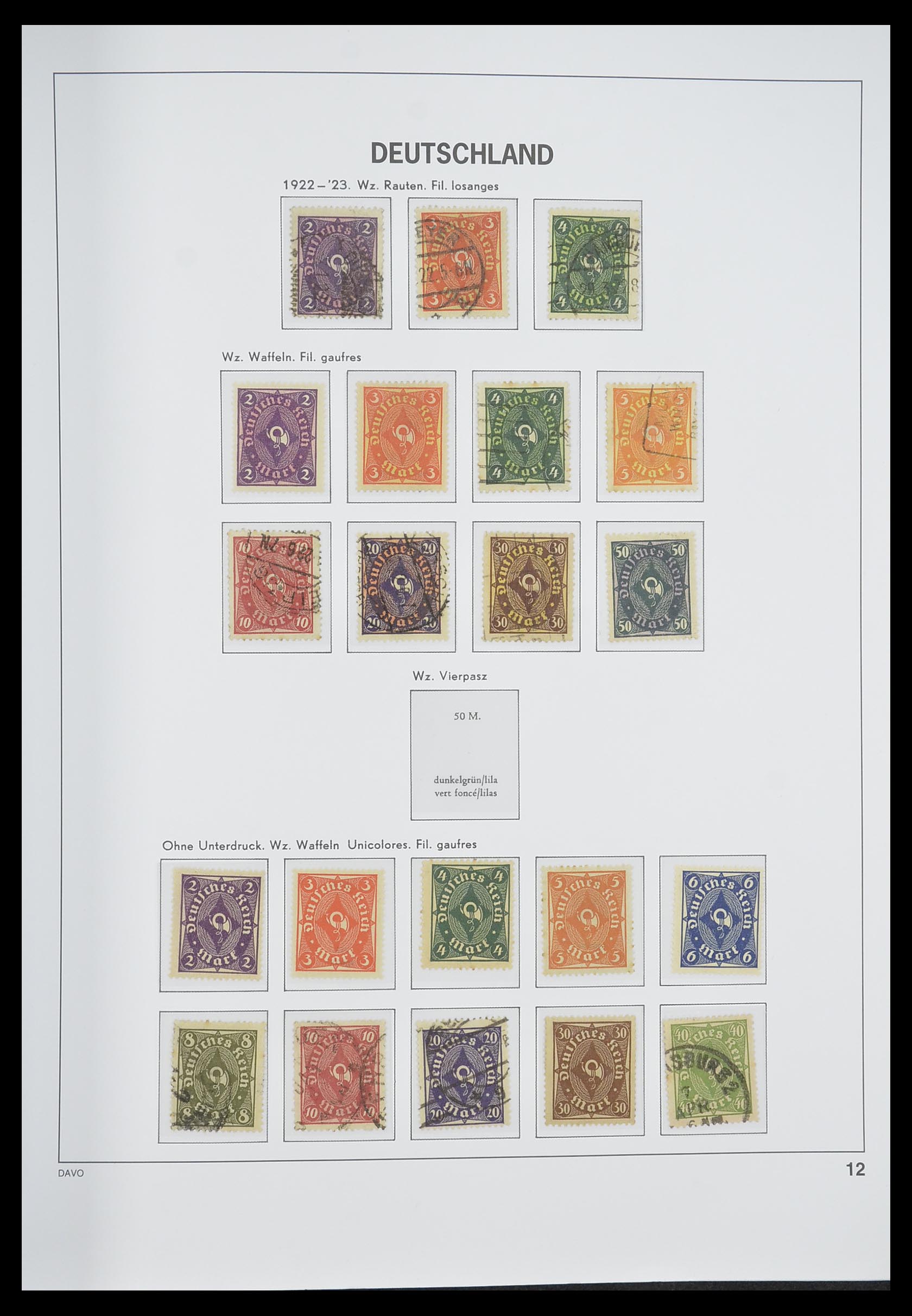 33318 013 - Stamp collection 33318 German Reich 1872-1945.